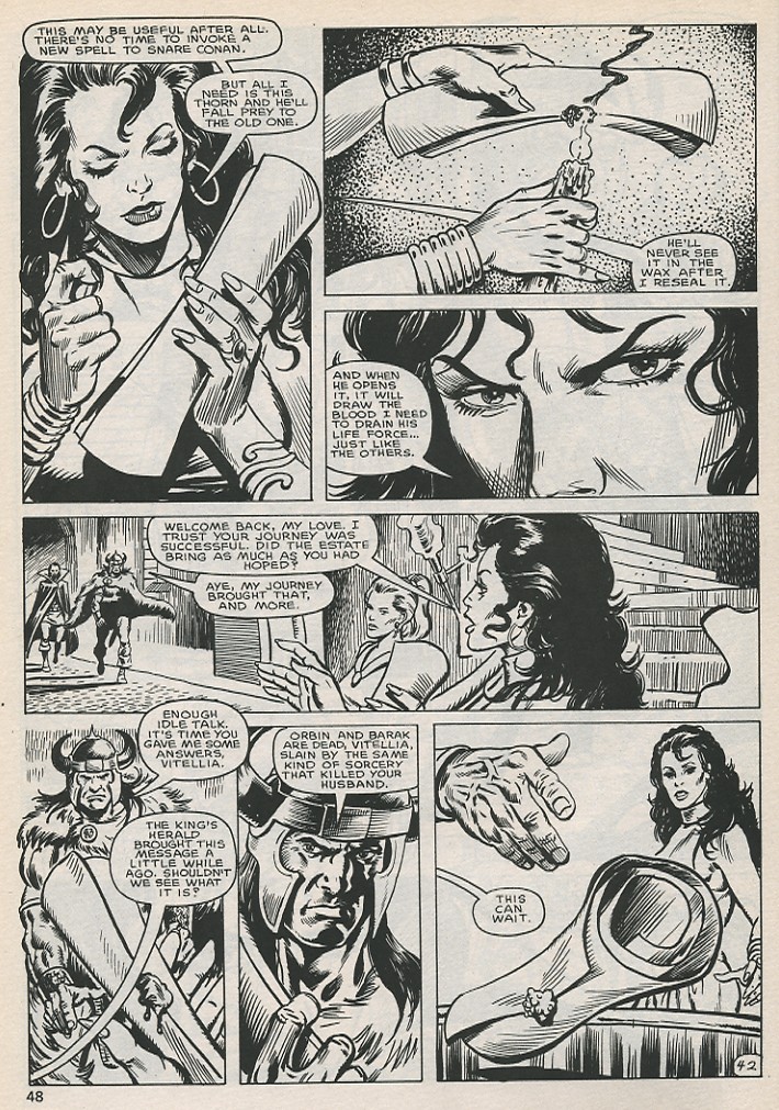 Read online The Savage Sword Of Conan comic -  Issue #130 - 48