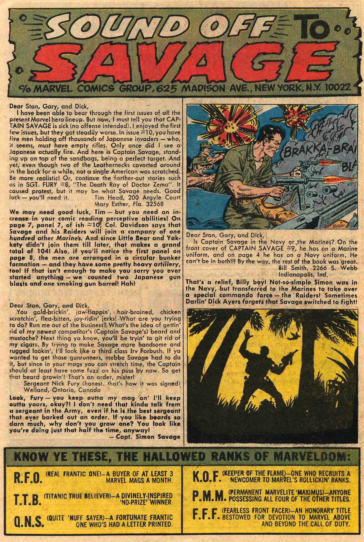 Captain Savage and his Leatherneck Raiders Issue #14 #14 - English 32