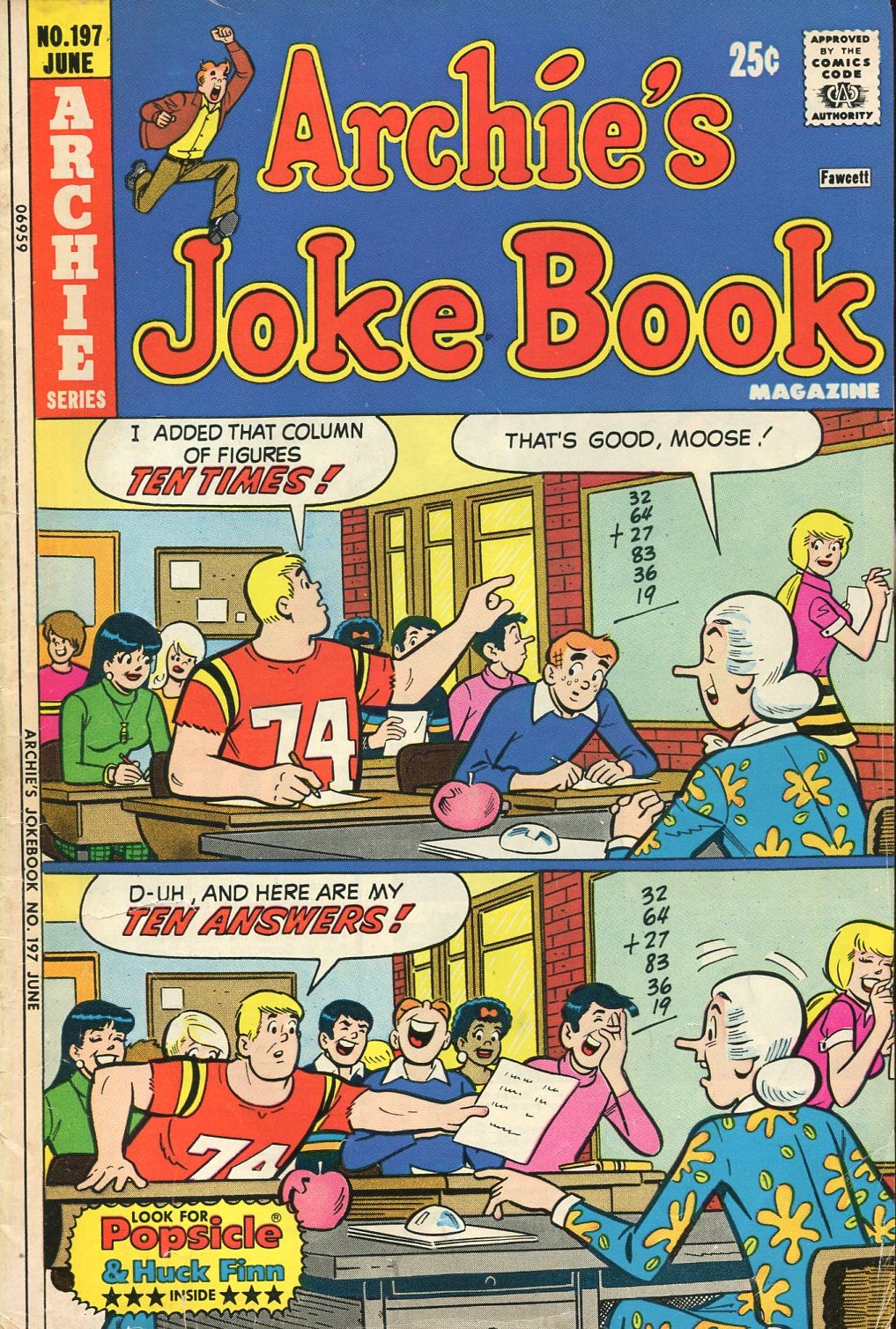 Read online Archie's Joke Book Magazine comic -  Issue #197 - 1