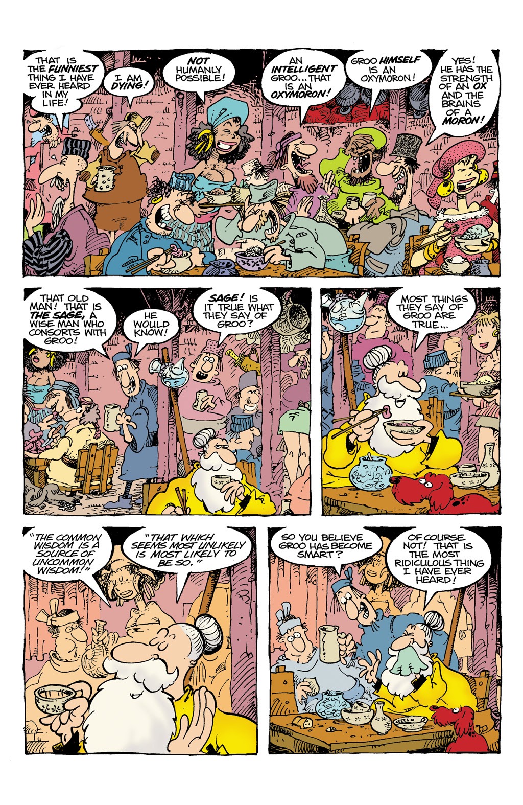 Read online Sergio Aragonés' Groo: The Most Intelligent Man In The World comic -  Issue # TPB - 55