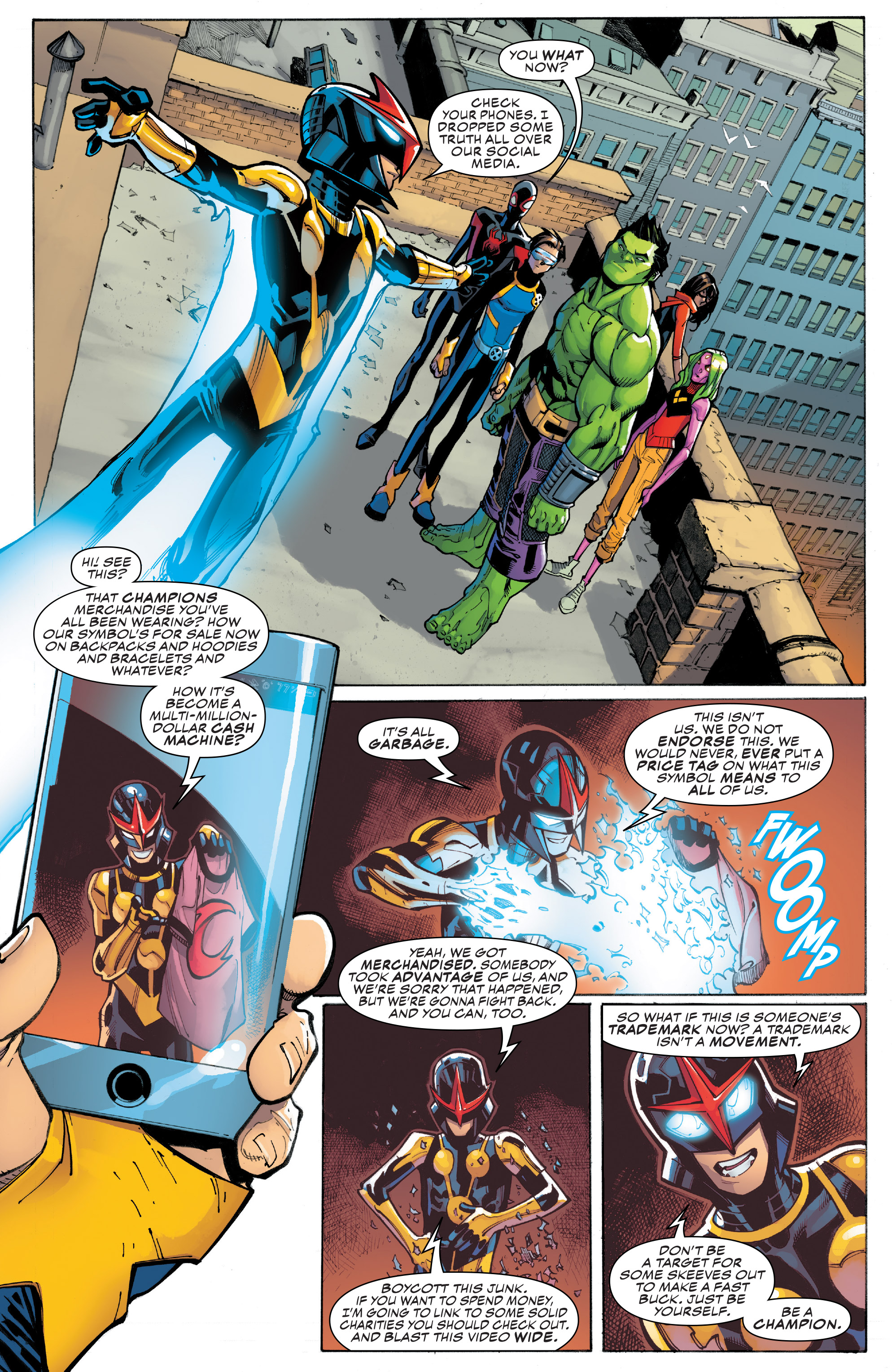 Read online Champions (2016) comic -  Issue #8 - 19