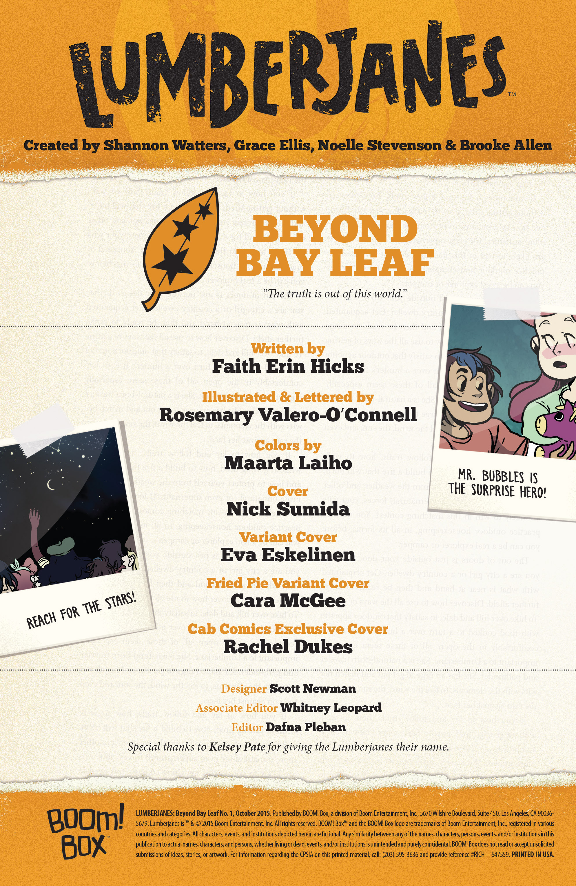 Read online Lumberjanes: Beyond Bay Leaf comic -  Issue # Full - 2
