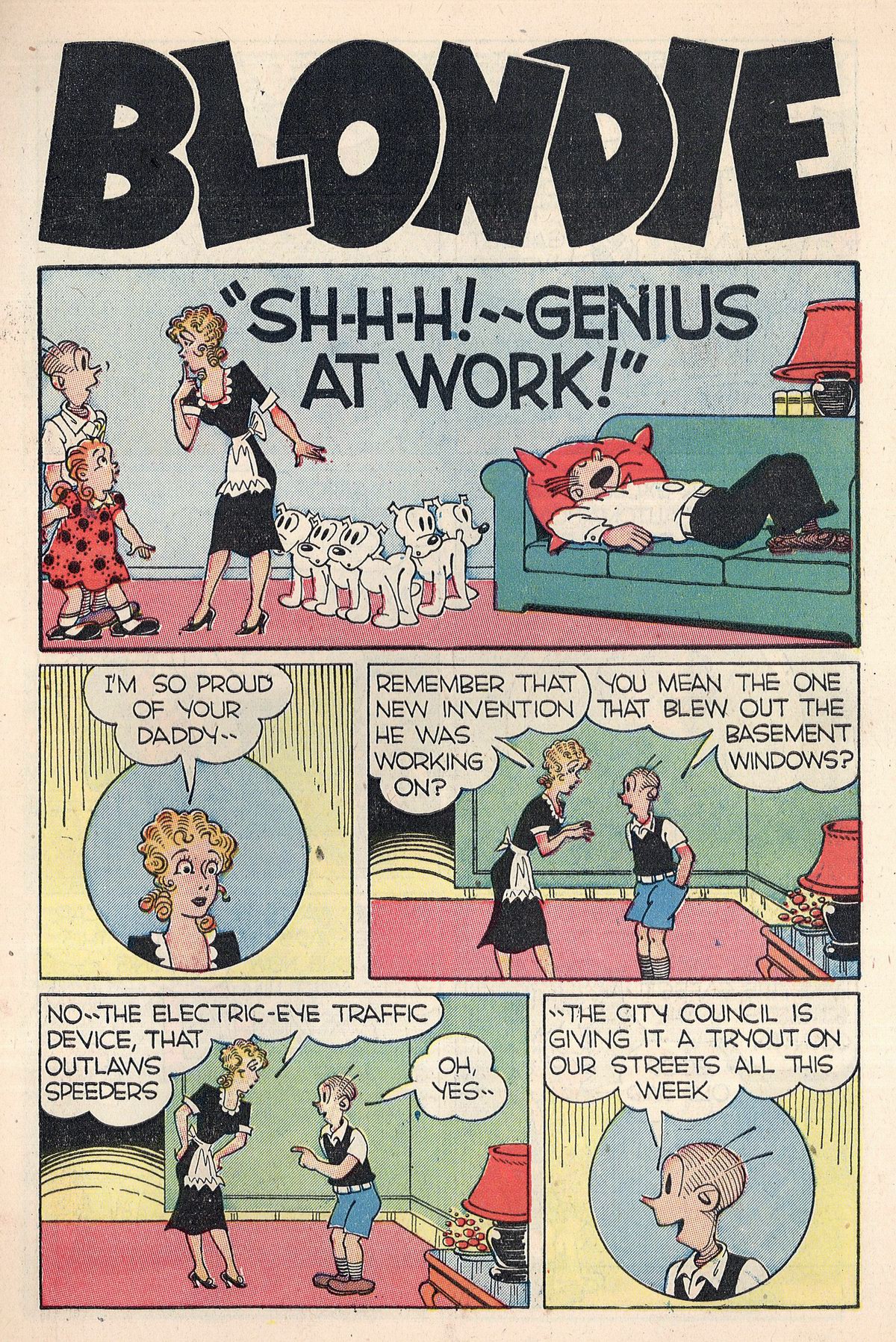Read online Blondie Comics (1947) comic -  Issue #9 - 3