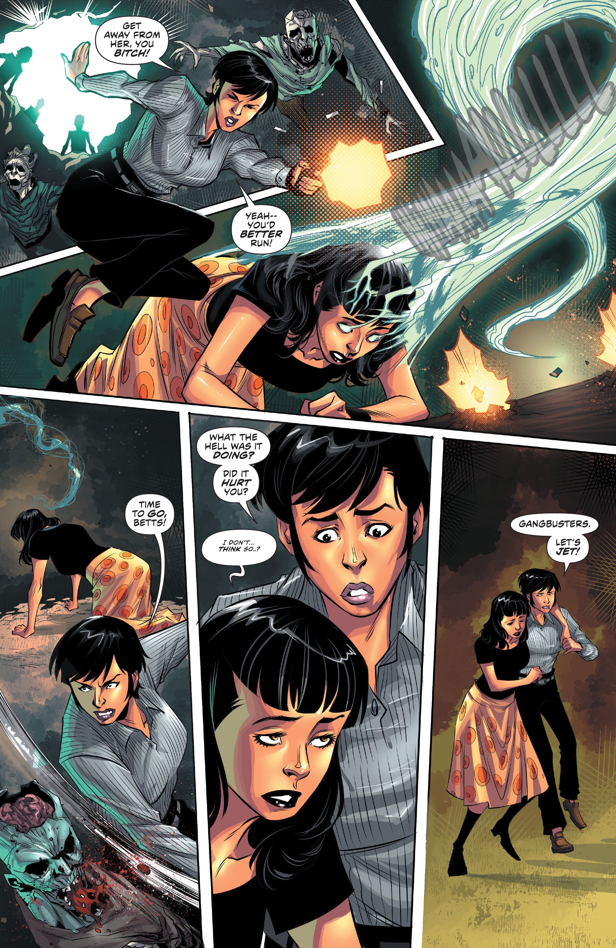 Read online Bettie Page & The Curse of the Banshee comic -  Issue #3 - 14