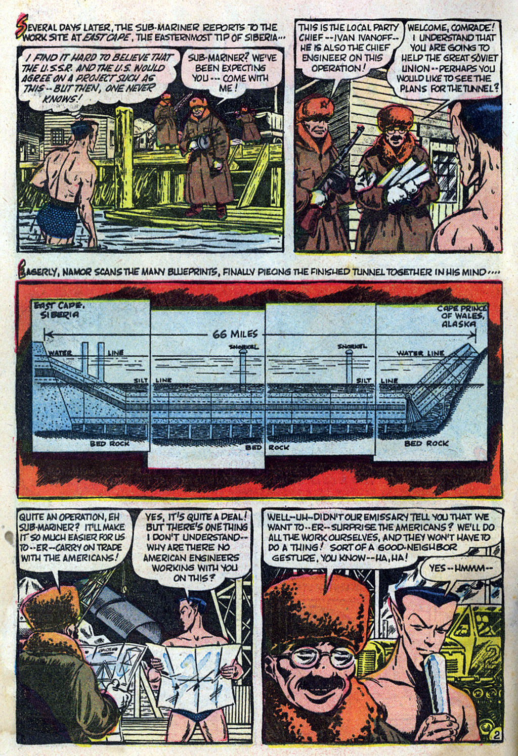 Read online Sub-Mariner Comics comic -  Issue #40 - 4
