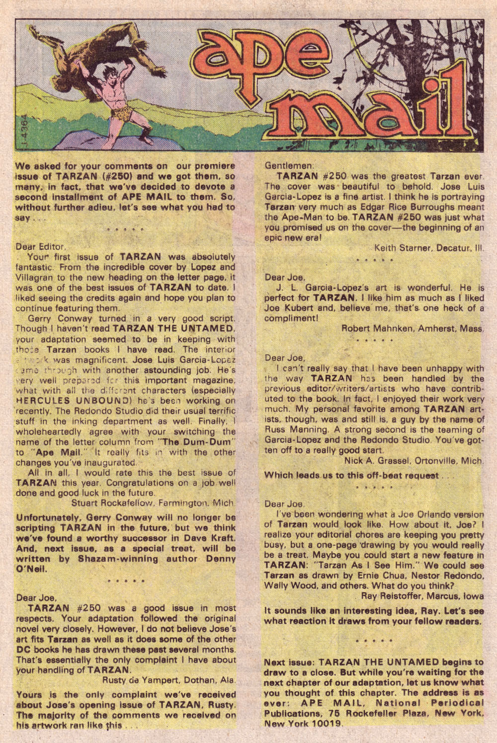 Read online Tarzan (1972) comic -  Issue #254 - 18