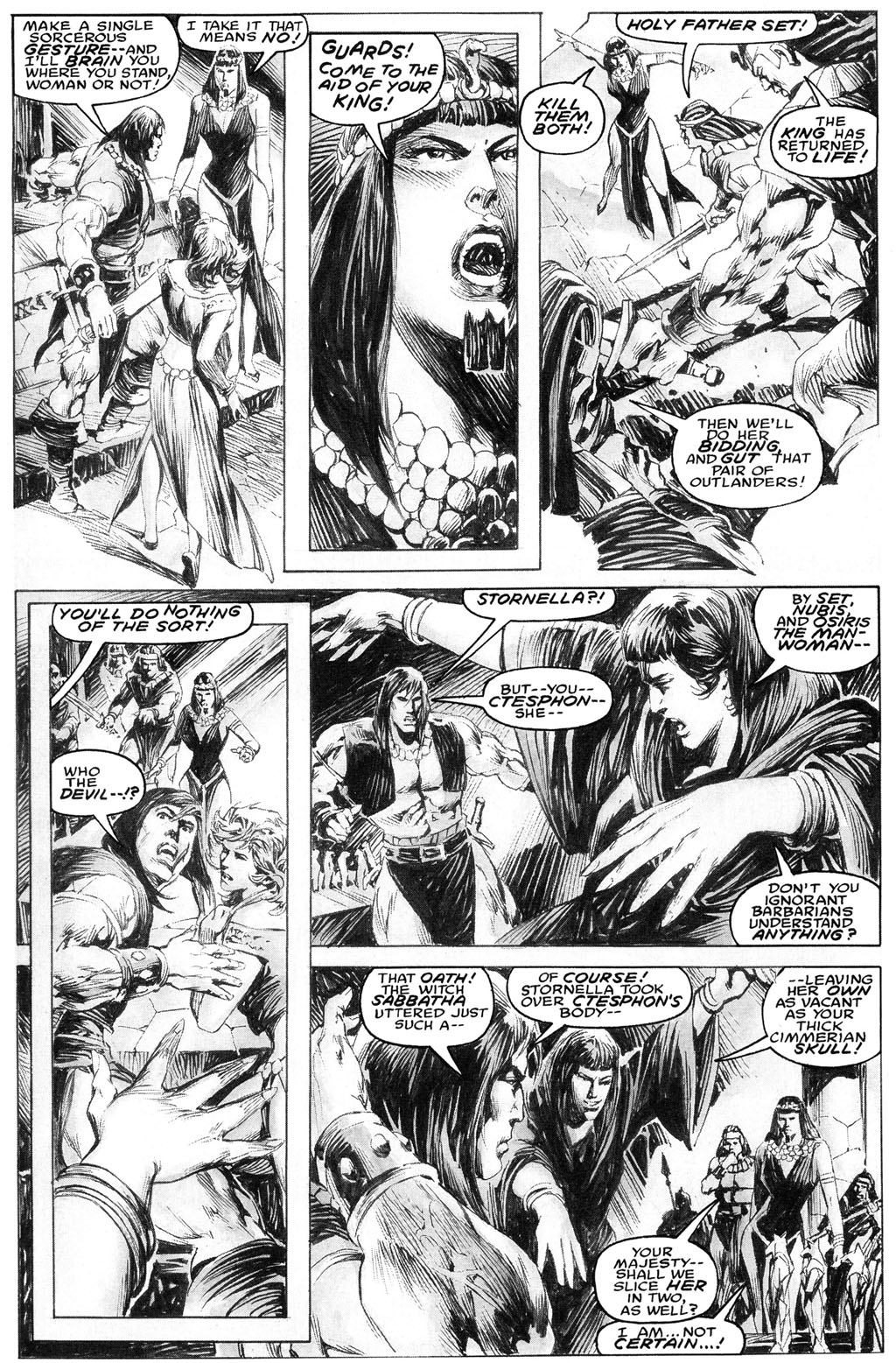 Read online The Savage Sword Of Conan comic -  Issue #216 - 44