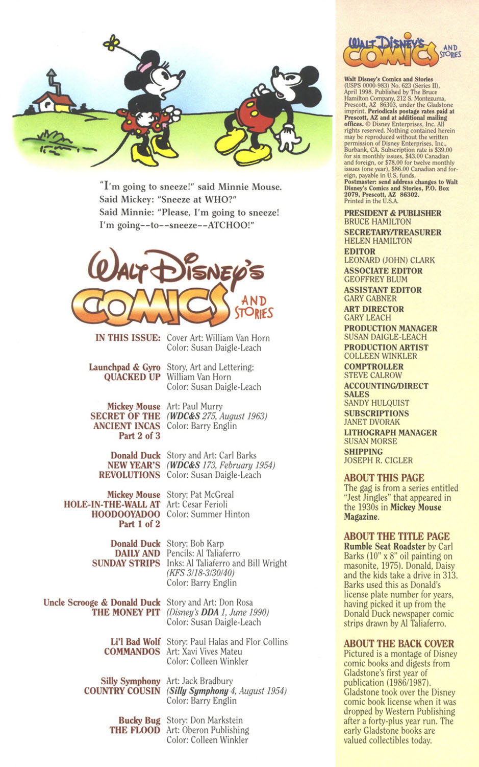 Read online Walt Disney's Comics and Stories comic -  Issue #623 - 4