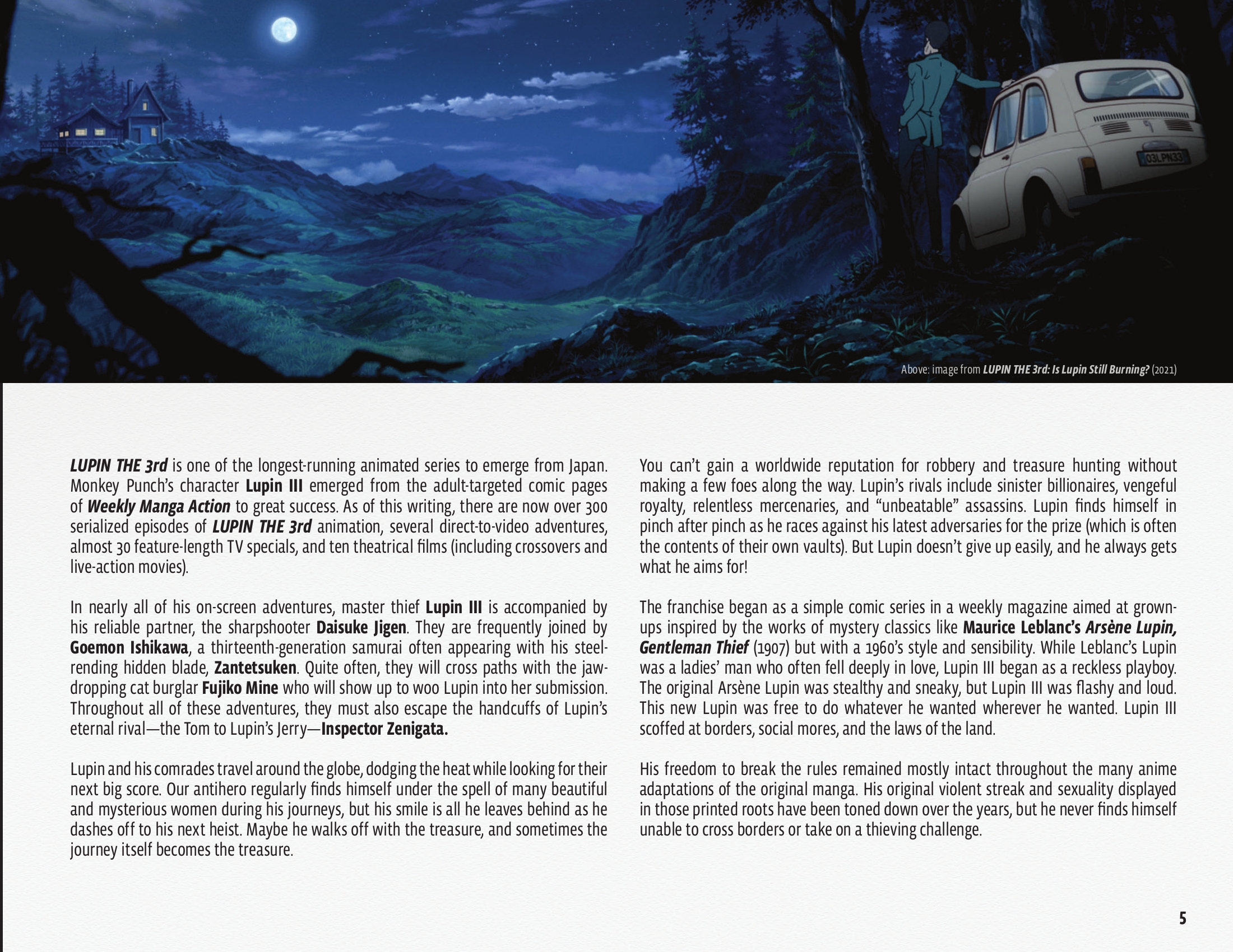 Read online 50 Animated Years of Lupin III comic -  Issue # TPB (Part 1) - 6