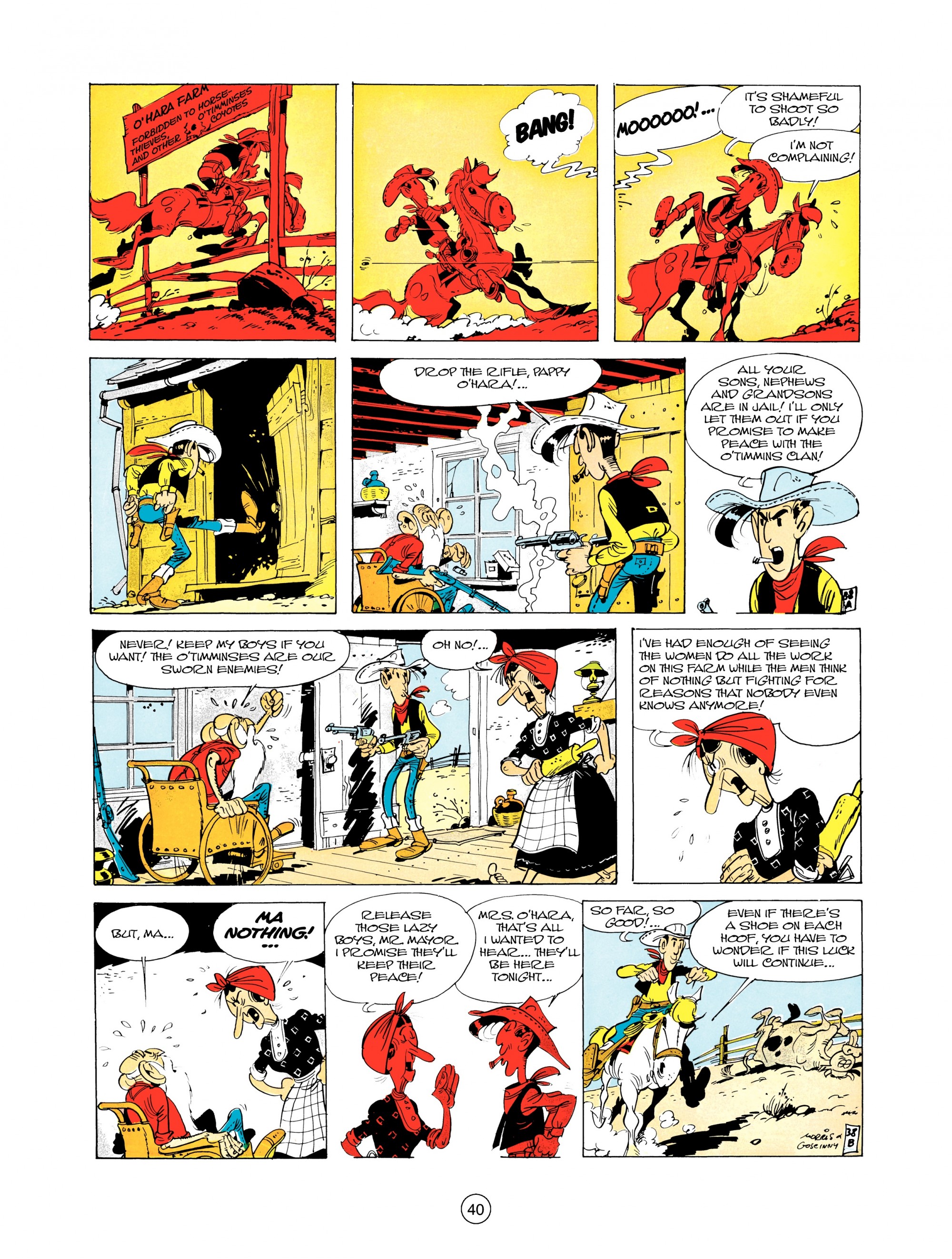 Read online A Lucky Luke Adventure comic -  Issue #12 - 40
