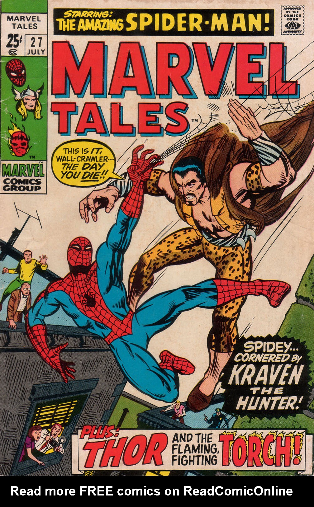 Read online Marvel Tales (1964) comic -  Issue #27 - 1