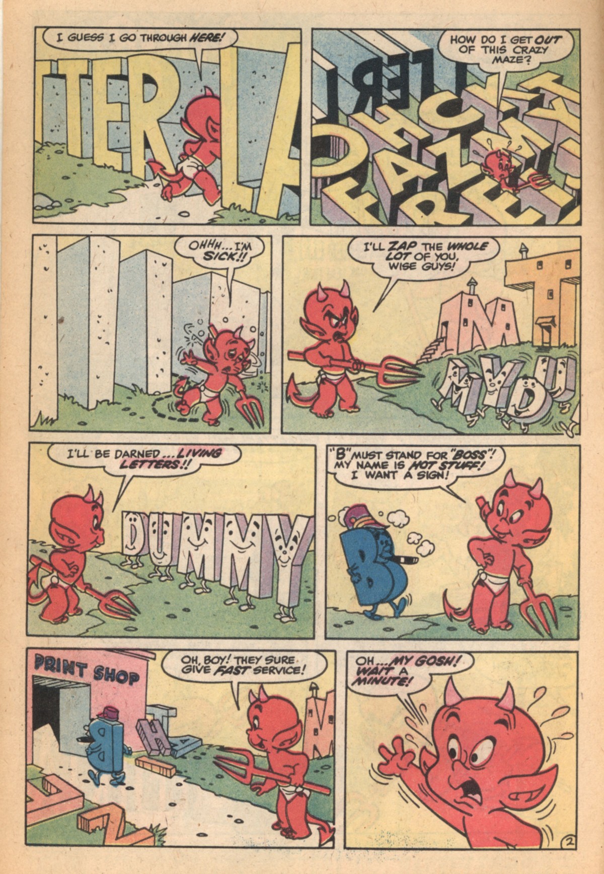 Read online Hot Stuff, the Little Devil comic -  Issue #149 - 6