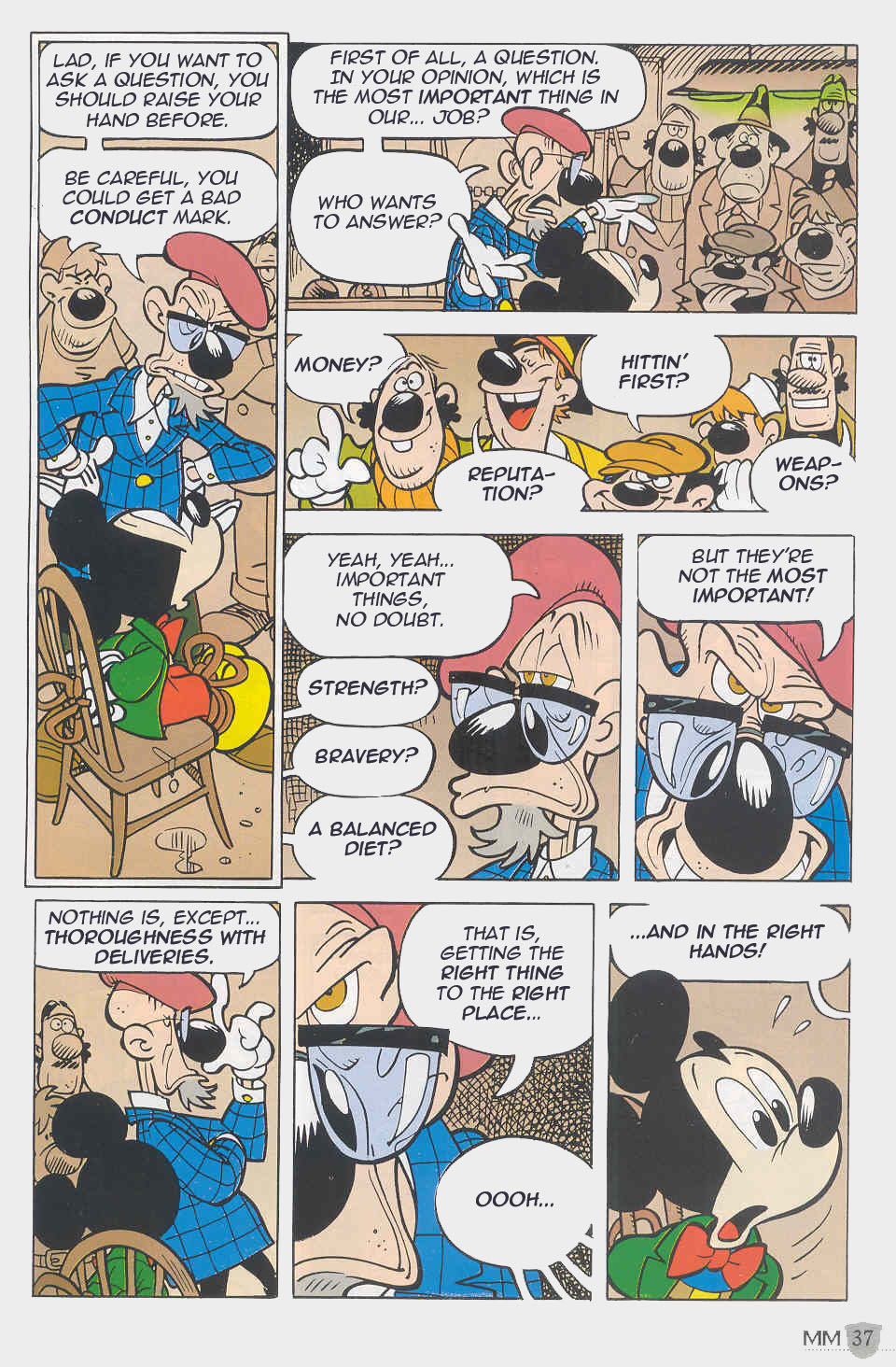 Read online Mickey Mouse Mystery Magazine comic -  Issue #0 - 37