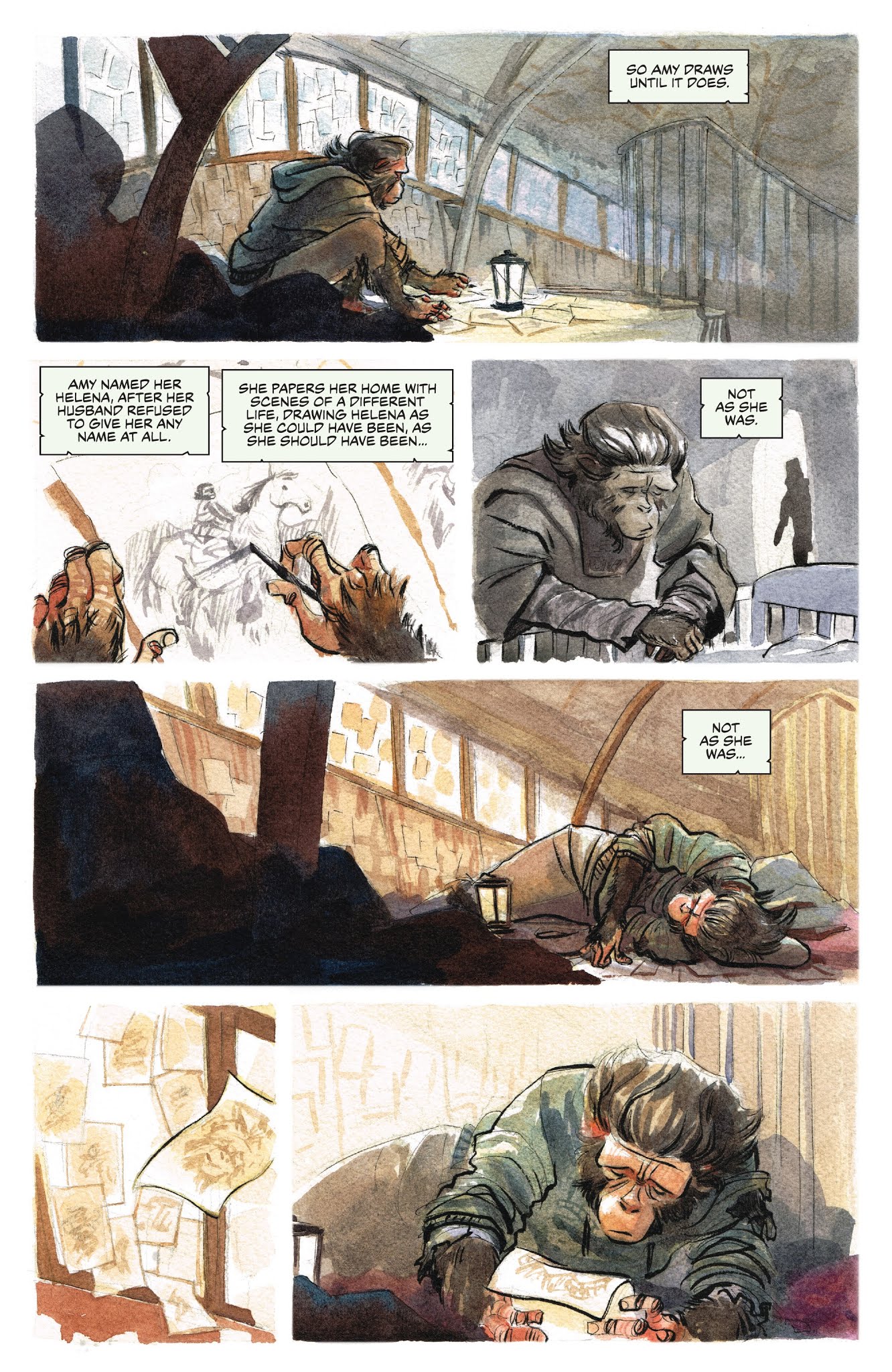 Read online Planet of the Apes: The Simian Age comic -  Issue # Full - 5