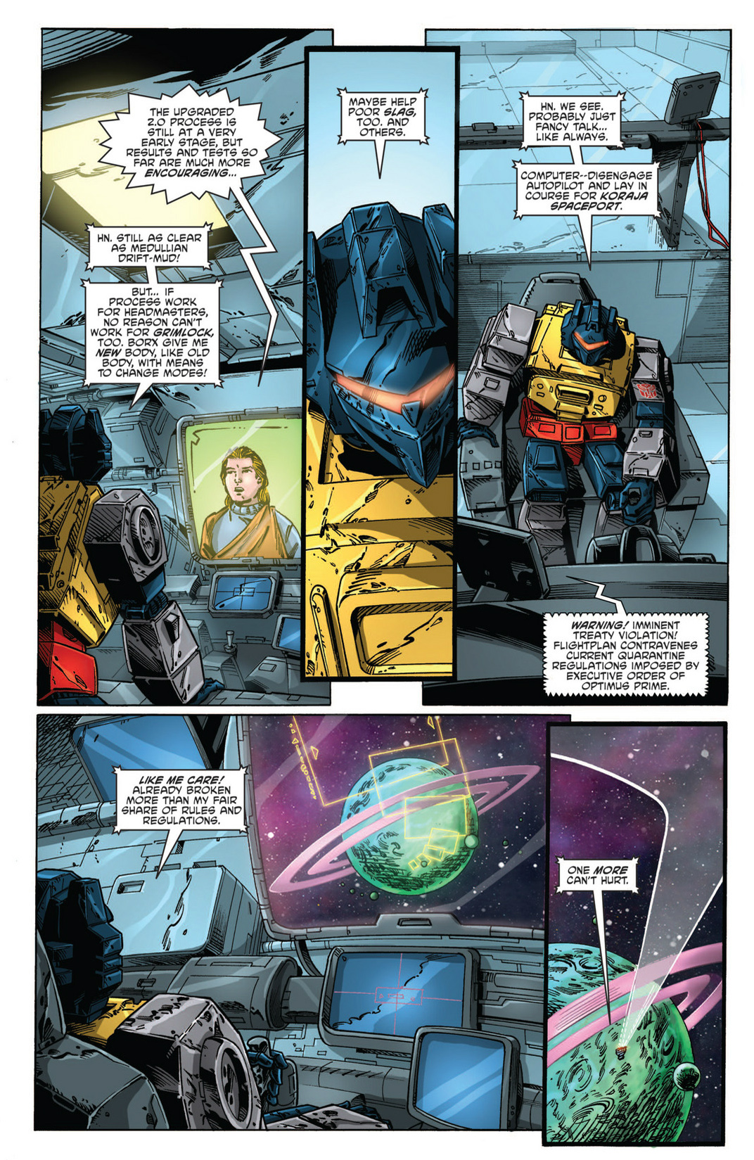 Read online The Transformers: Regeneration One comic -  Issue #82 - 11