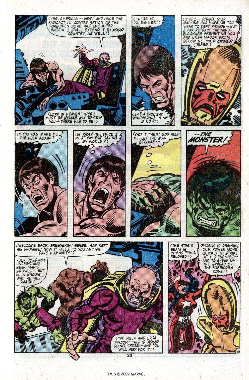 Read online The Incredible Hulk (1968) comic -  Issue #259 - 25