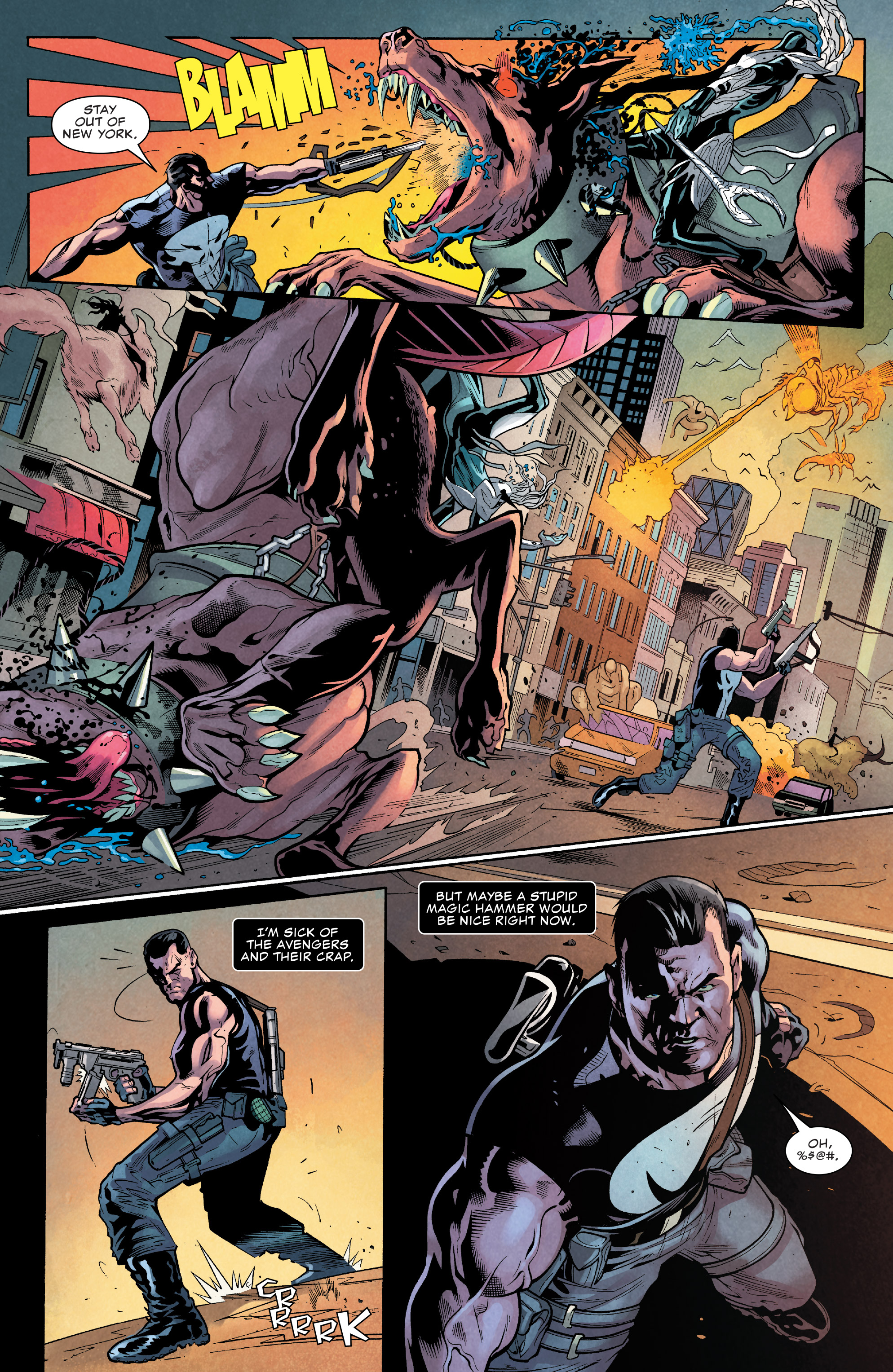 Read online War of the Realms: Punisher comic -  Issue #1 - 8