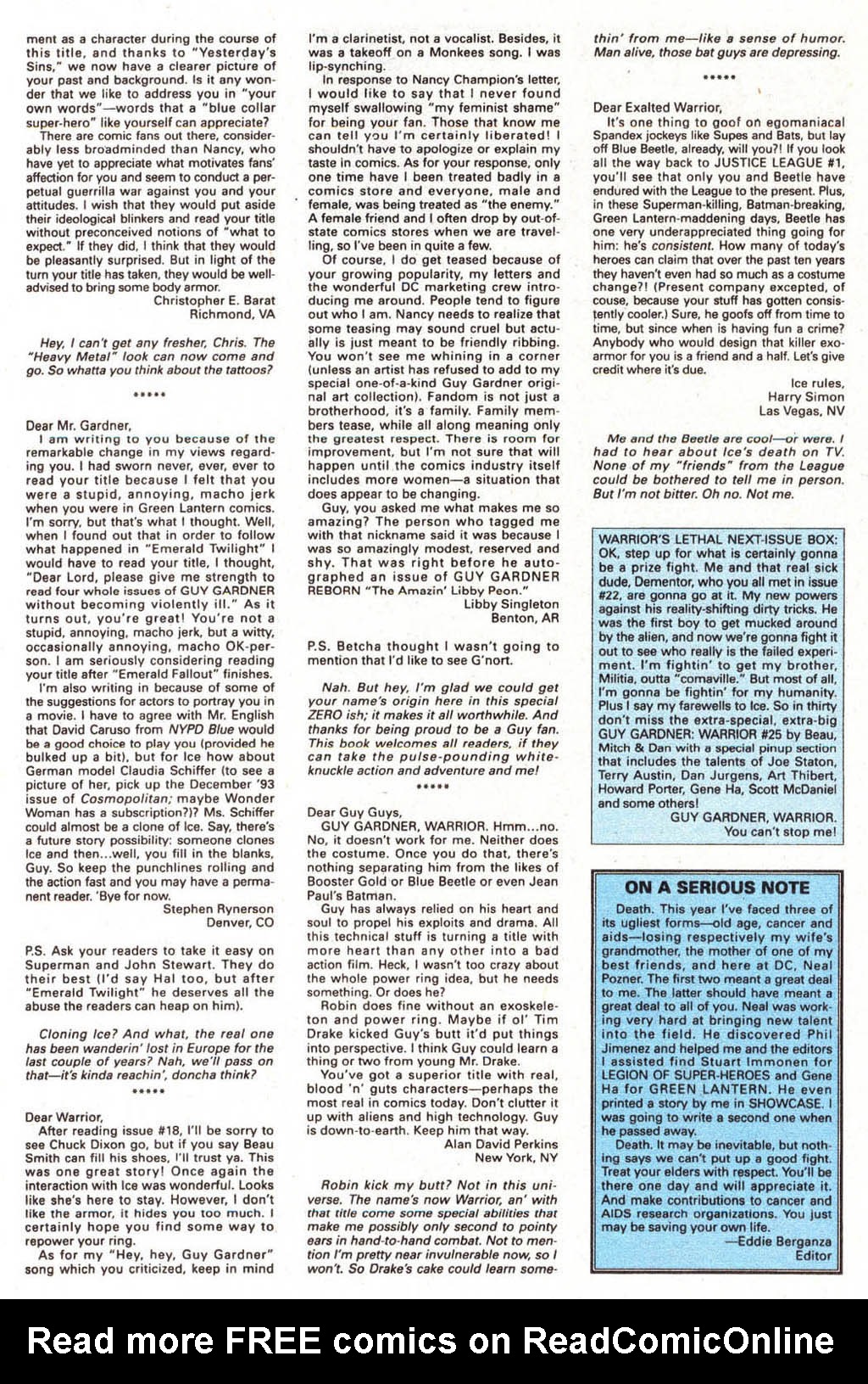 Read online Guy Gardner: Warrior comic -  Issue #0 - 23