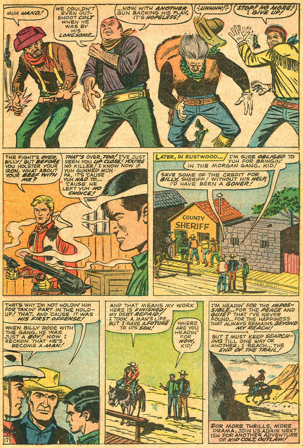 Read online Kid Colt Outlaw comic -  Issue #132 - 19