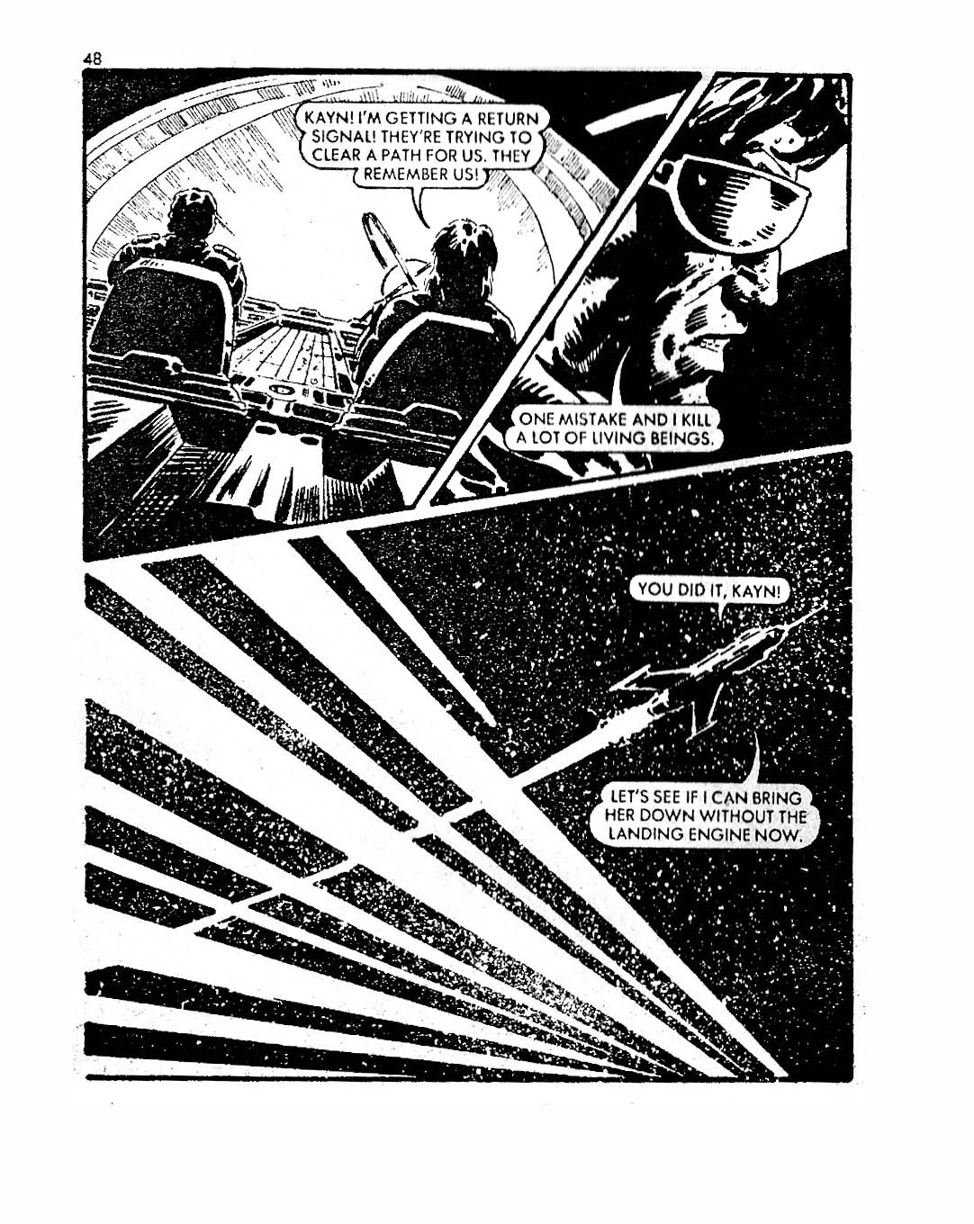 Read online Starblazer comic -  Issue #45 - 48
