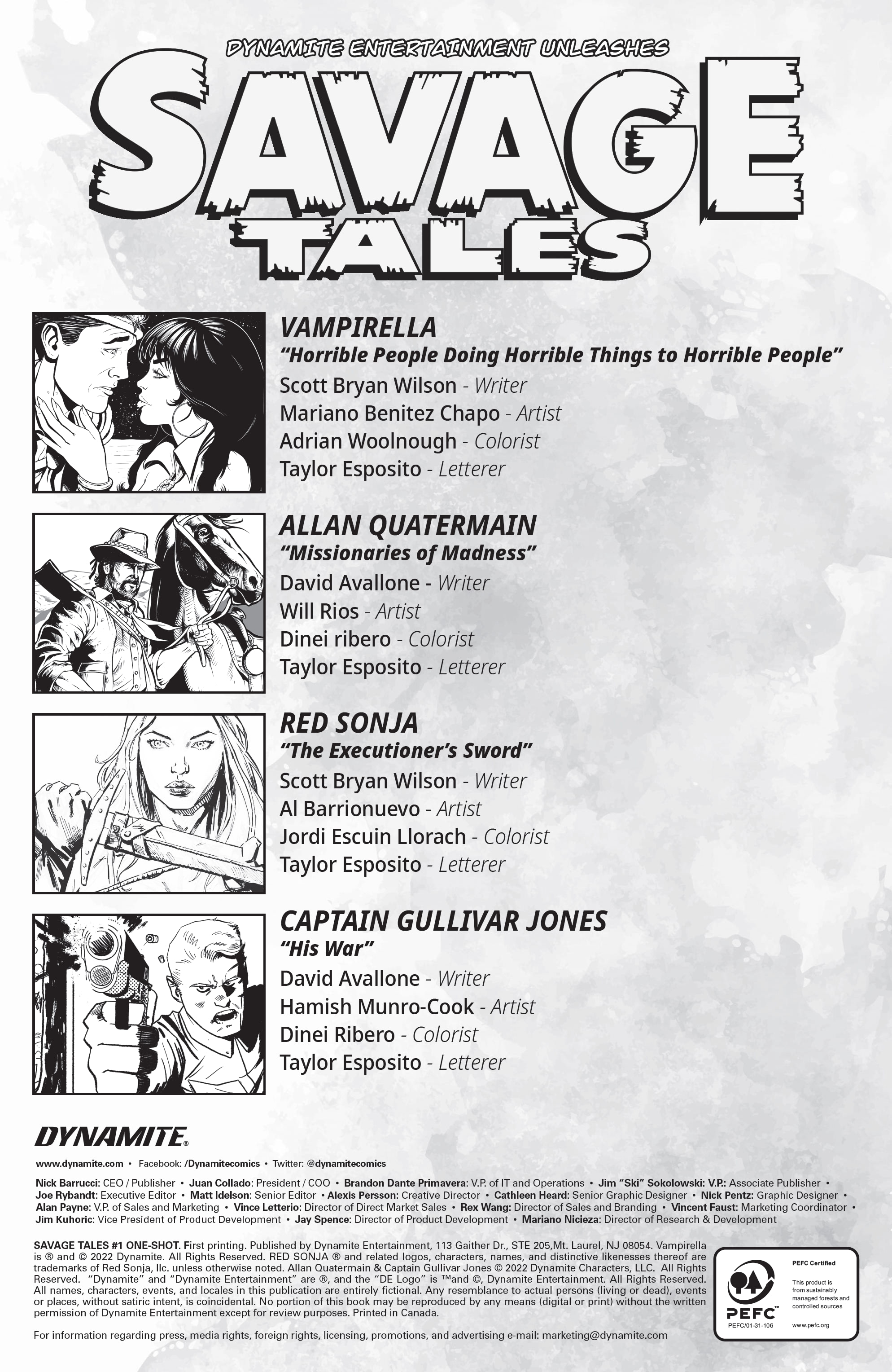 Read online Savage Tales (2022) comic -  Issue # Full - 4