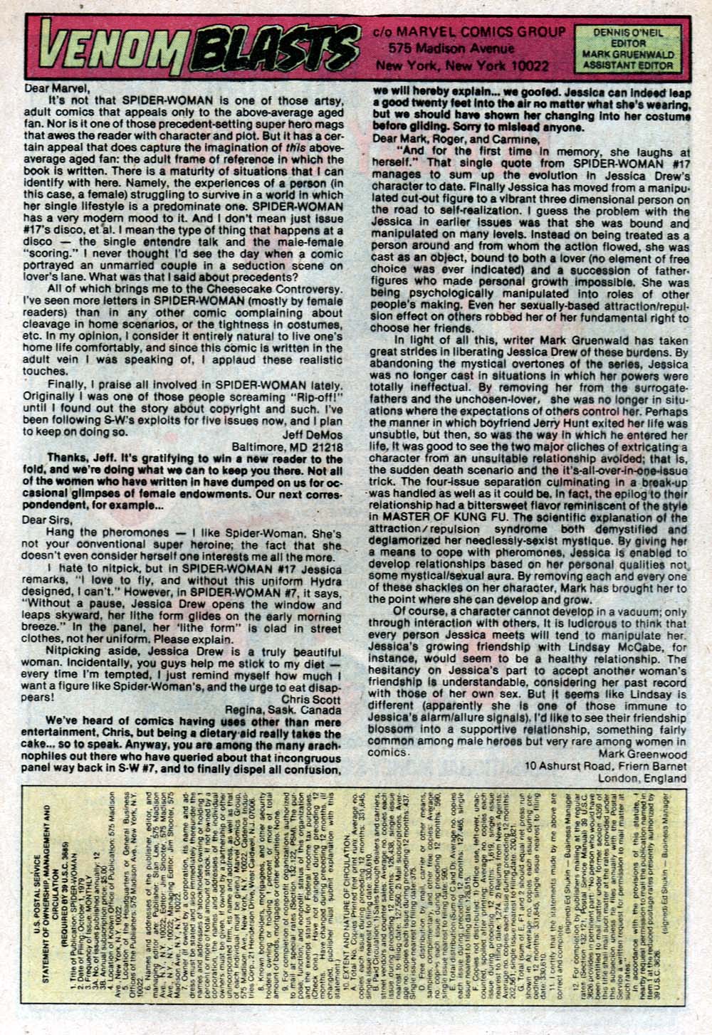 Read online Spider-Woman (1978) comic -  Issue #24 - 14