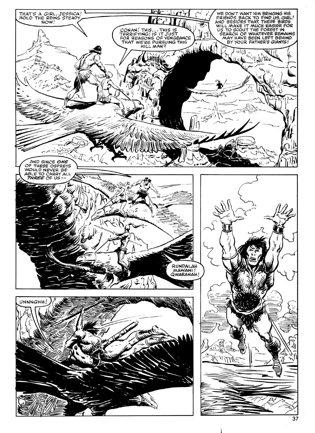 Read online The Savage Sword Of Conan comic -  Issue #92 - 36