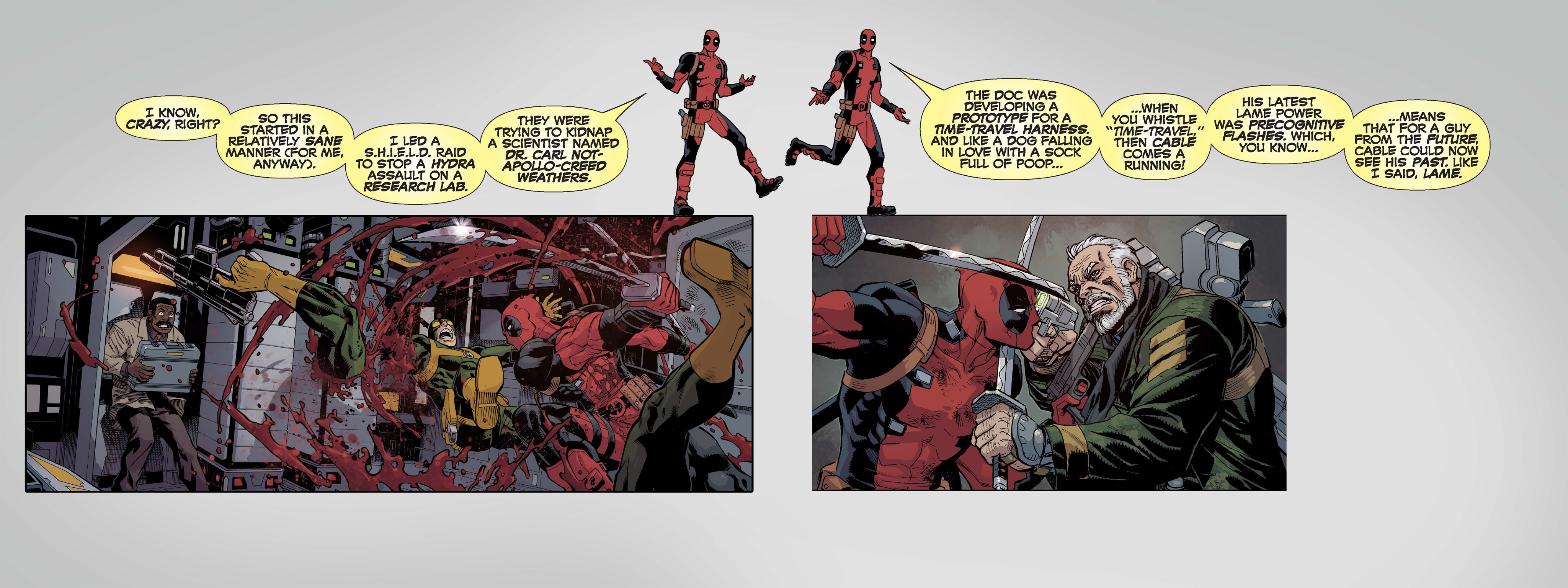 Read online Deadpool & Cable: Split Second Infinite Comic comic -  Issue #6 - 3