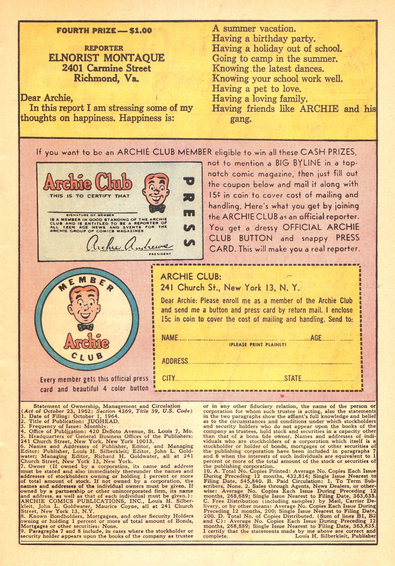 Read online Archie's Pal Jughead comic -  Issue #120 - 11