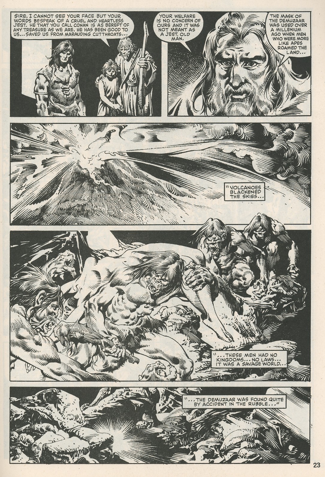Read online The Savage Sword Of Conan comic -  Issue #114 - 23