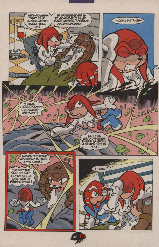 Read online Knuckles the Echidna comic -  Issue #7 - 24