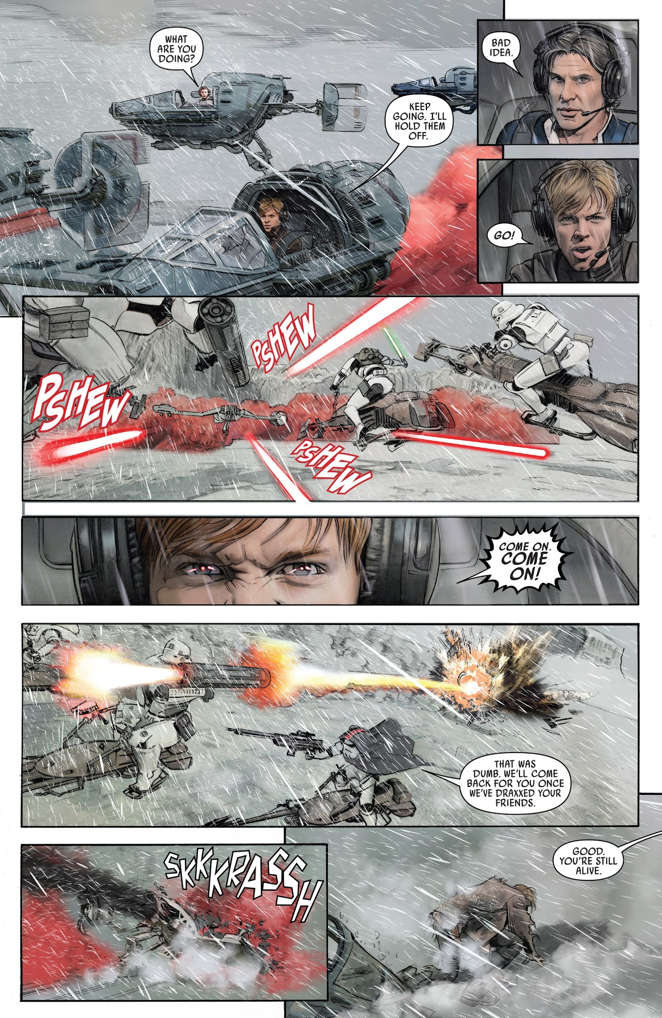 Read online Star Wars Episode VIII: The Last Jedi - Storms of Crait comic -  Issue # Full - 22