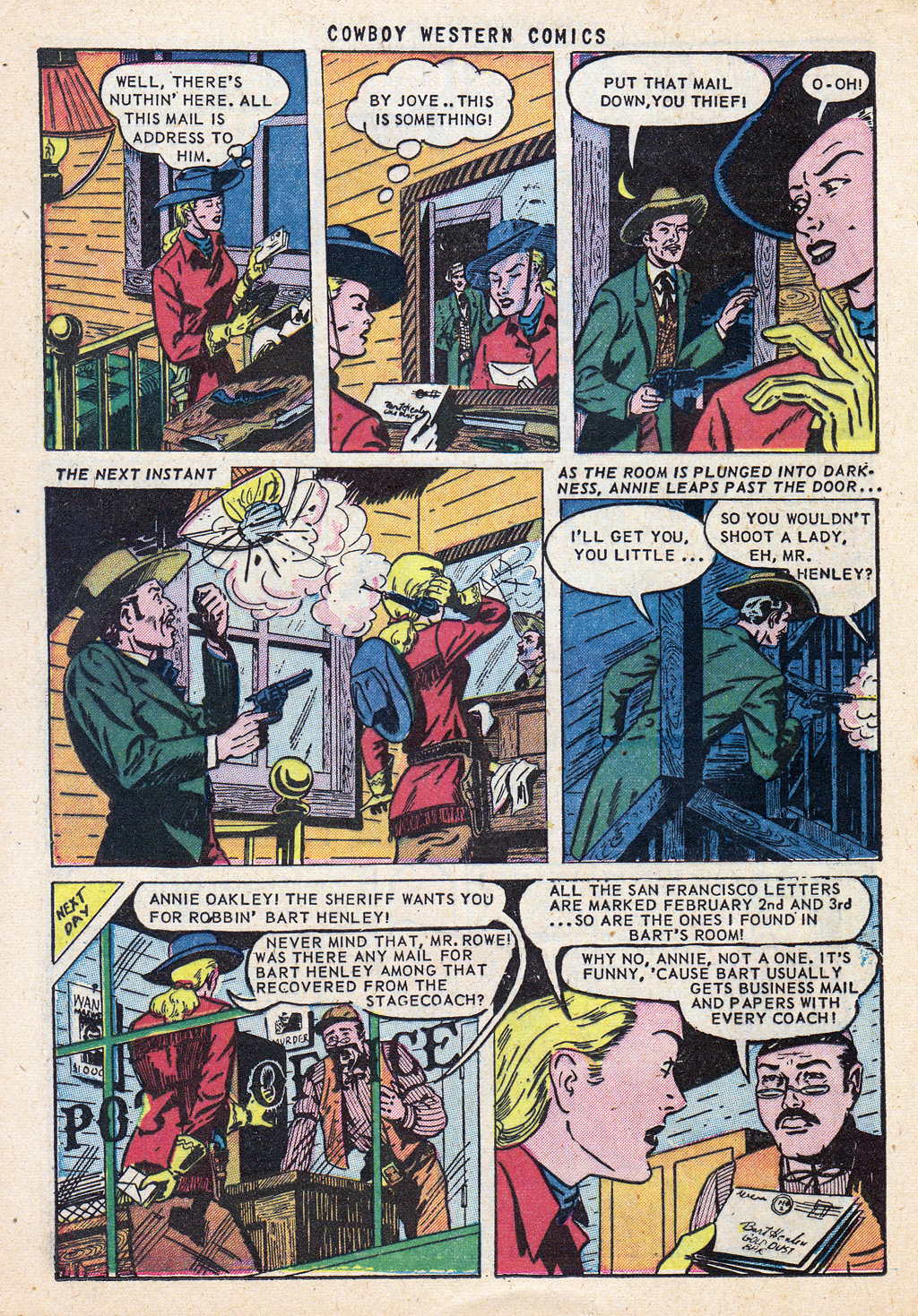 Read online Cowboy Western Comics (1948) comic -  Issue #38 - 12