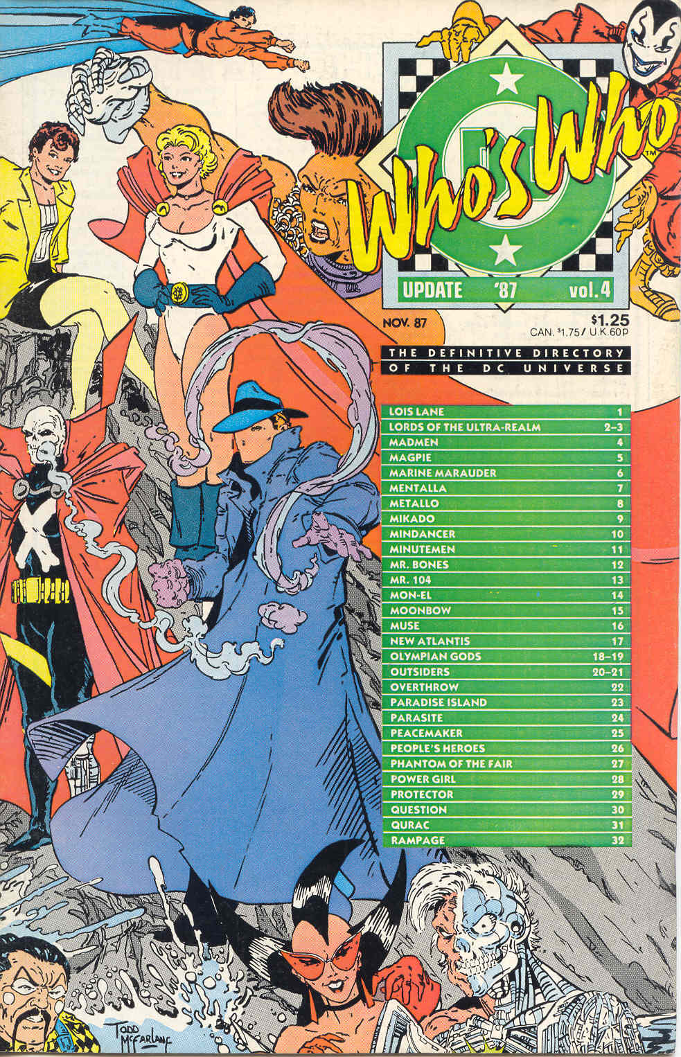 Read online Who's Who: Update '87 comic -  Issue #4 - 1