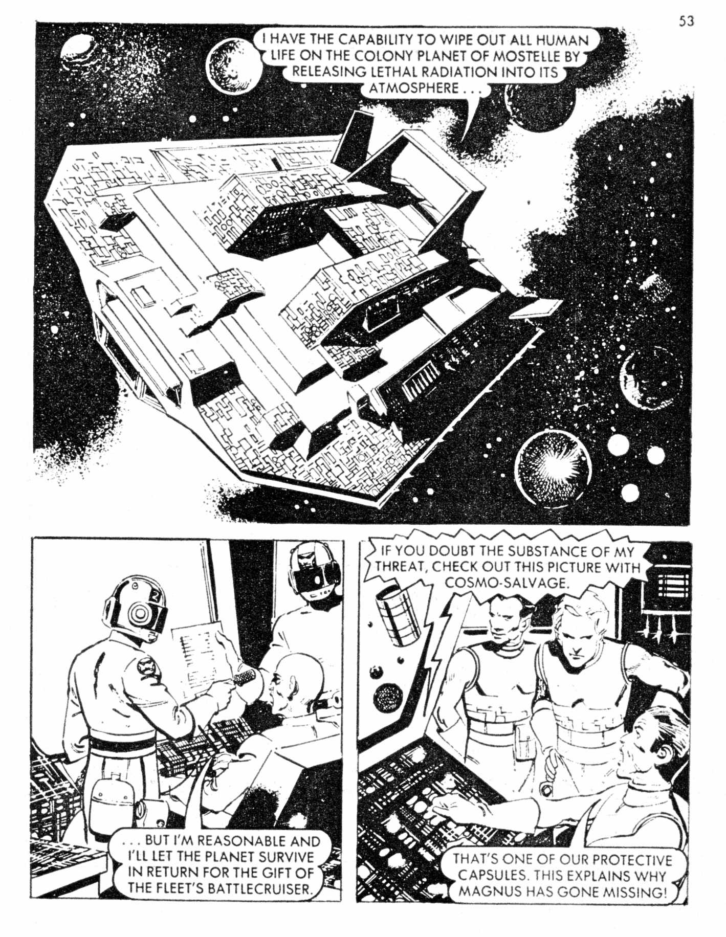 Read online Starblazer comic -  Issue #145 - 53