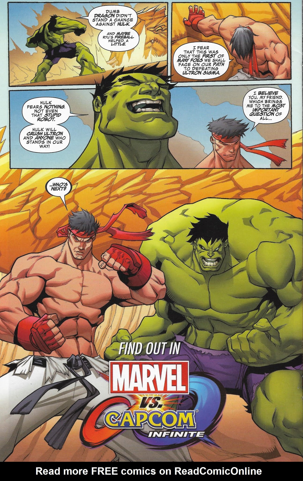 Read online Marvel Vs. Capcom Infinite: Infinite Horizons comic -  Issue # Full - 18