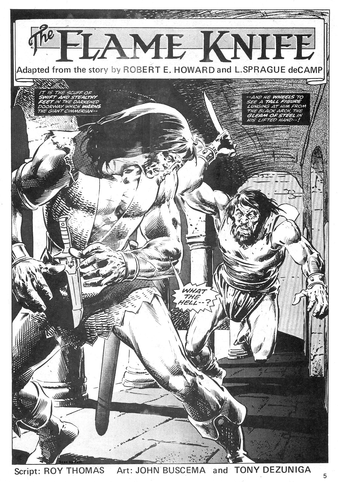 Read online The Savage Sword Of Conan comic -  Issue #31 - 5