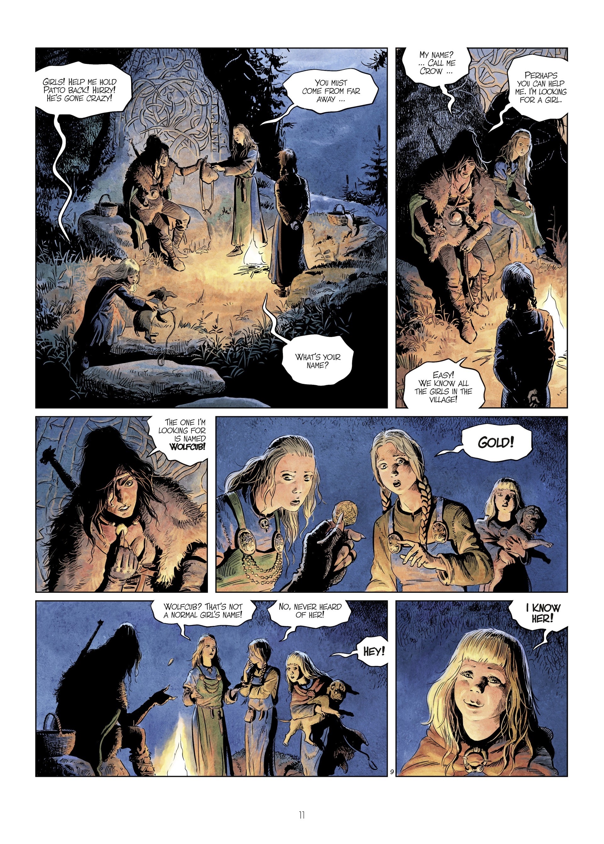 Read online The World of Thorgal: Wolfcub comic -  Issue #4 - 13