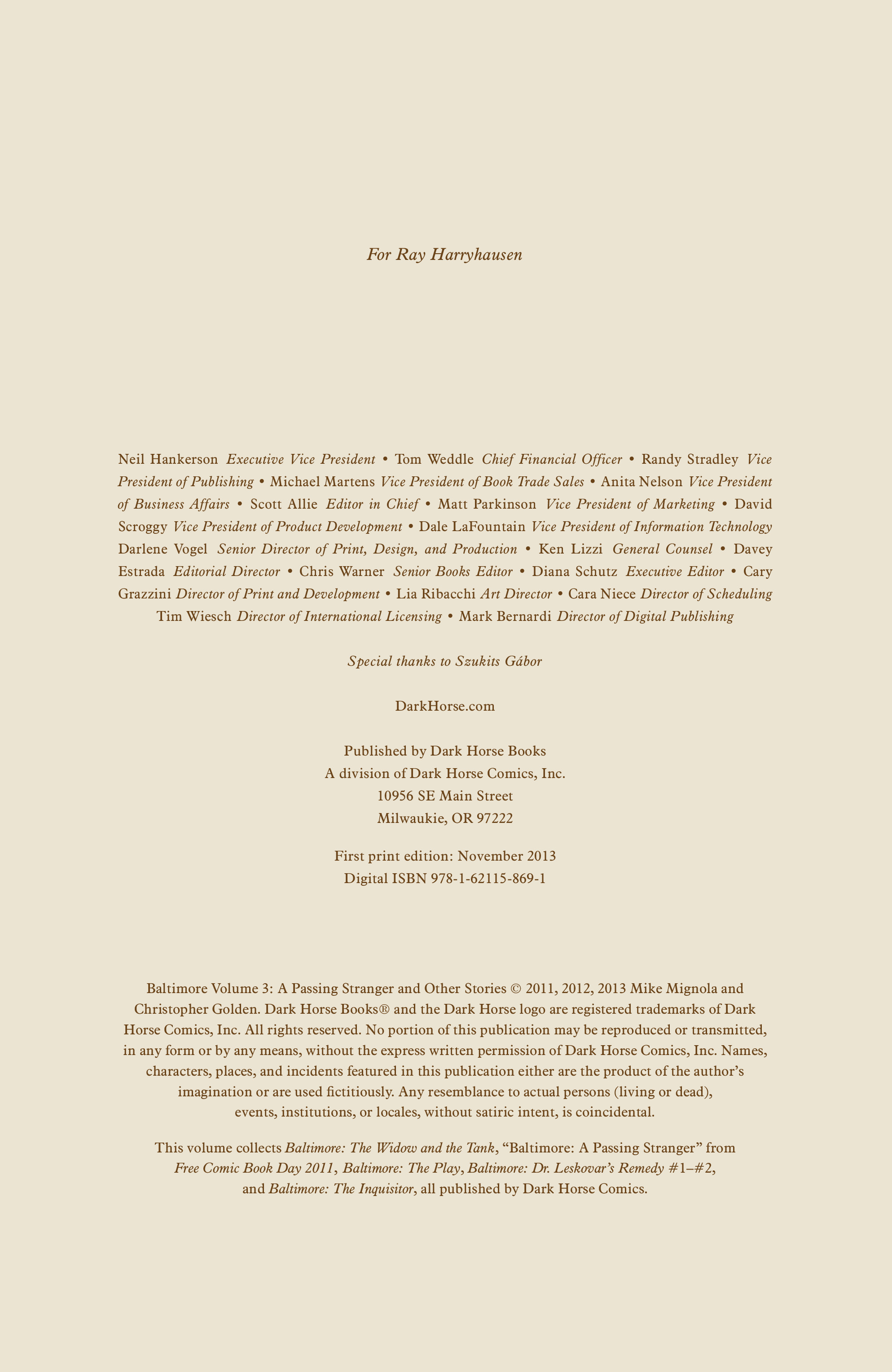 Read online Baltimore Volume 3: A Passing Stranger and Other Stories comic -  Issue # Full - 6