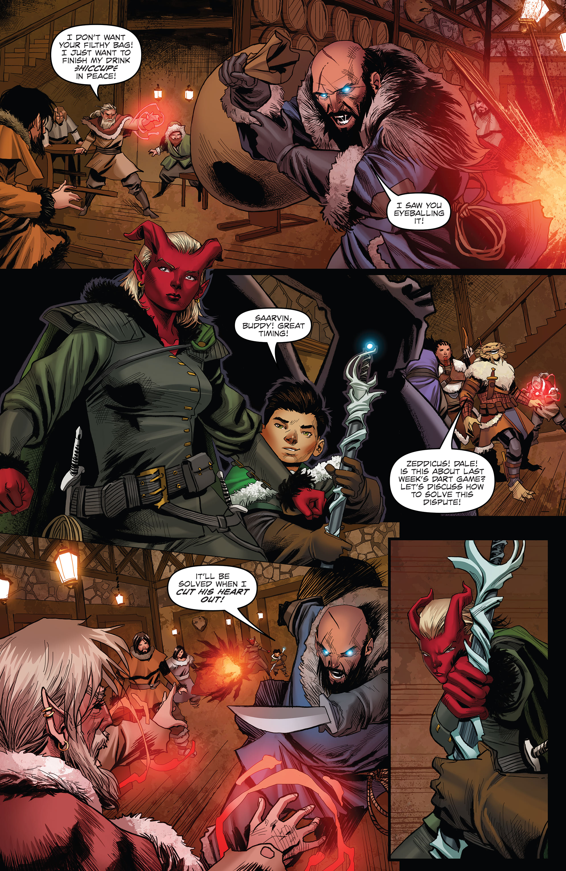 Read online Dungeons & Dragons: At the Spine of the World comic -  Issue #1 - 14