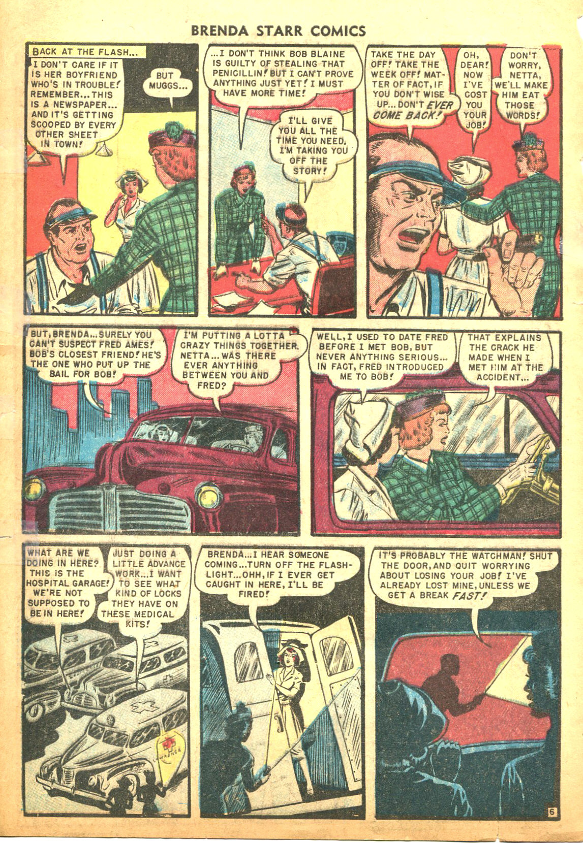 Read online Brenda Starr (1948) comic -  Issue #10 - 8