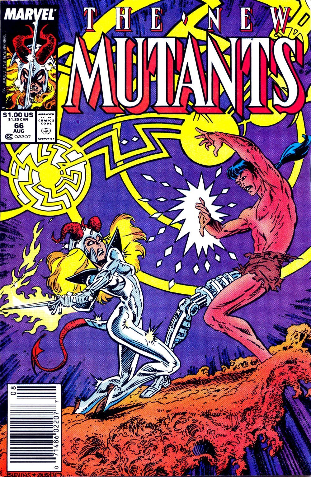 Read online The New Mutants comic -  Issue #66 - 1