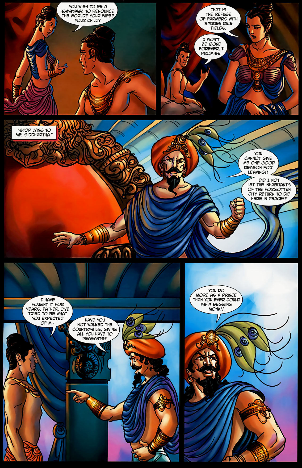 Read online Deepak Chopra's Buddha: A Story of Enlightenment comic -  Issue #4 - 5