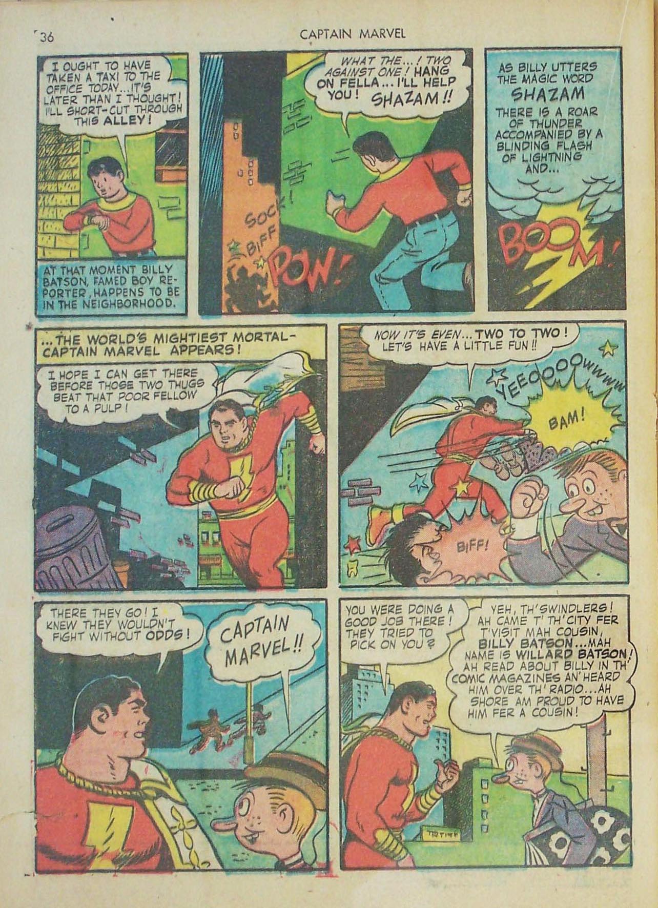 Read online Captain Marvel Adventures comic -  Issue #26 - 37