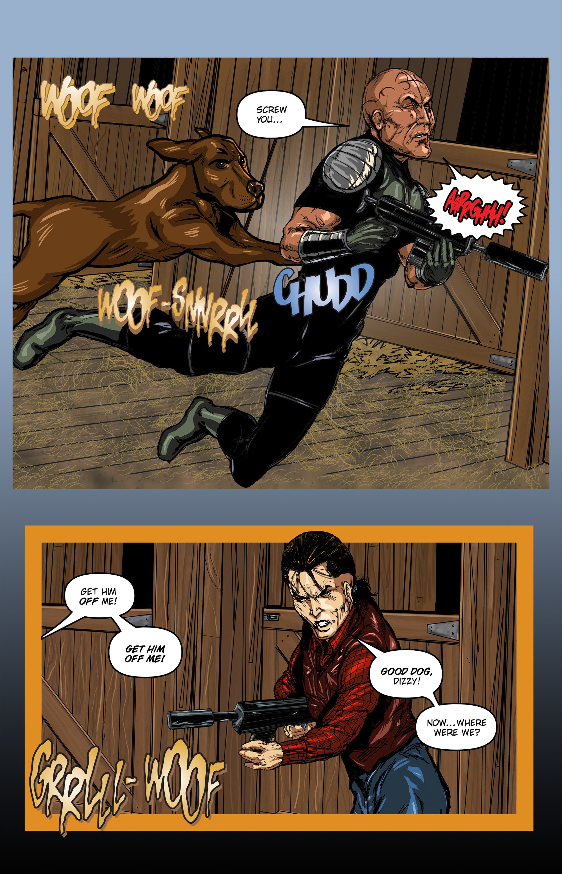 Read online William Shatner's Man O' War comic -  Issue #4 - 17