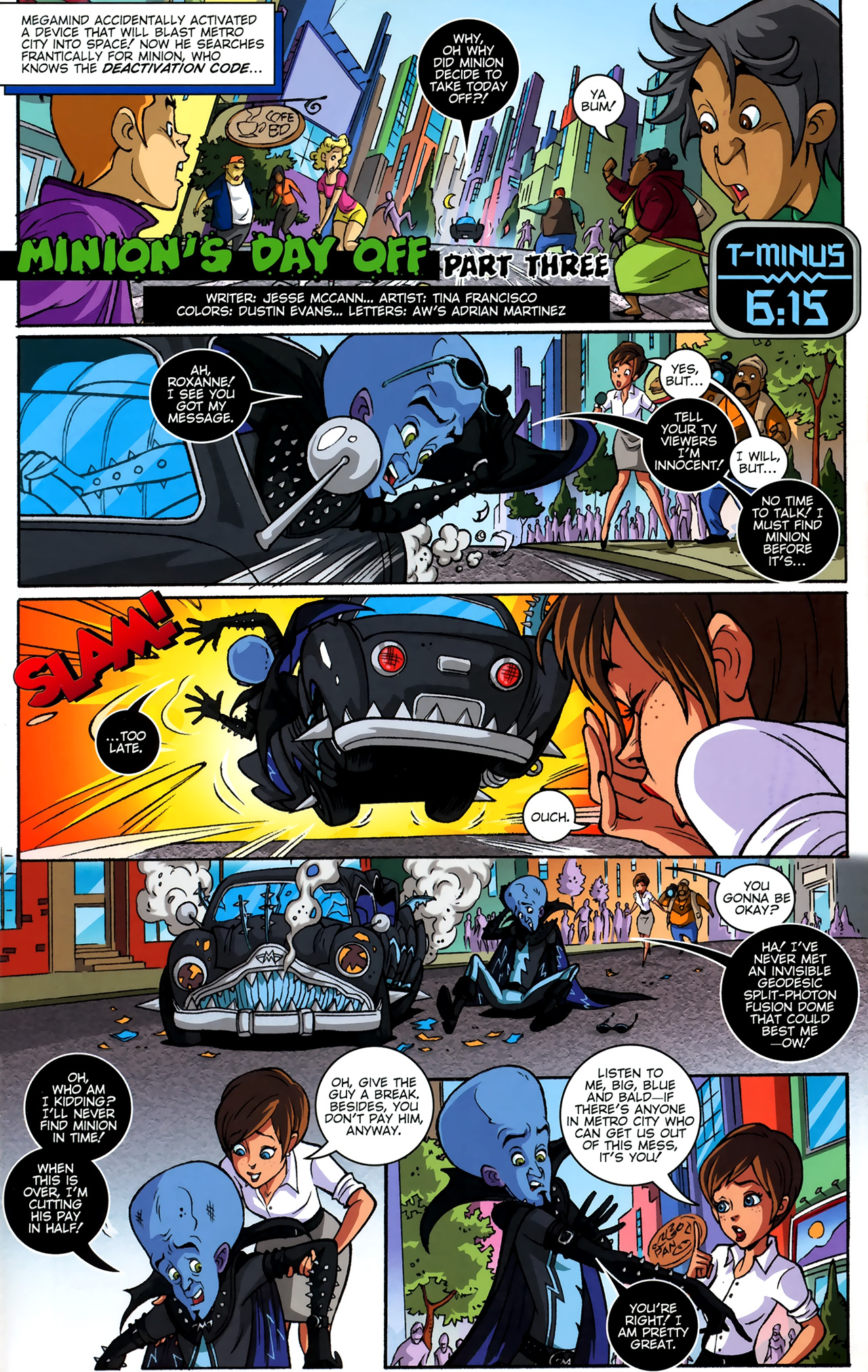 Read online Megamind: Bad. Blue. Brilliant. comic -  Issue #3 - 23