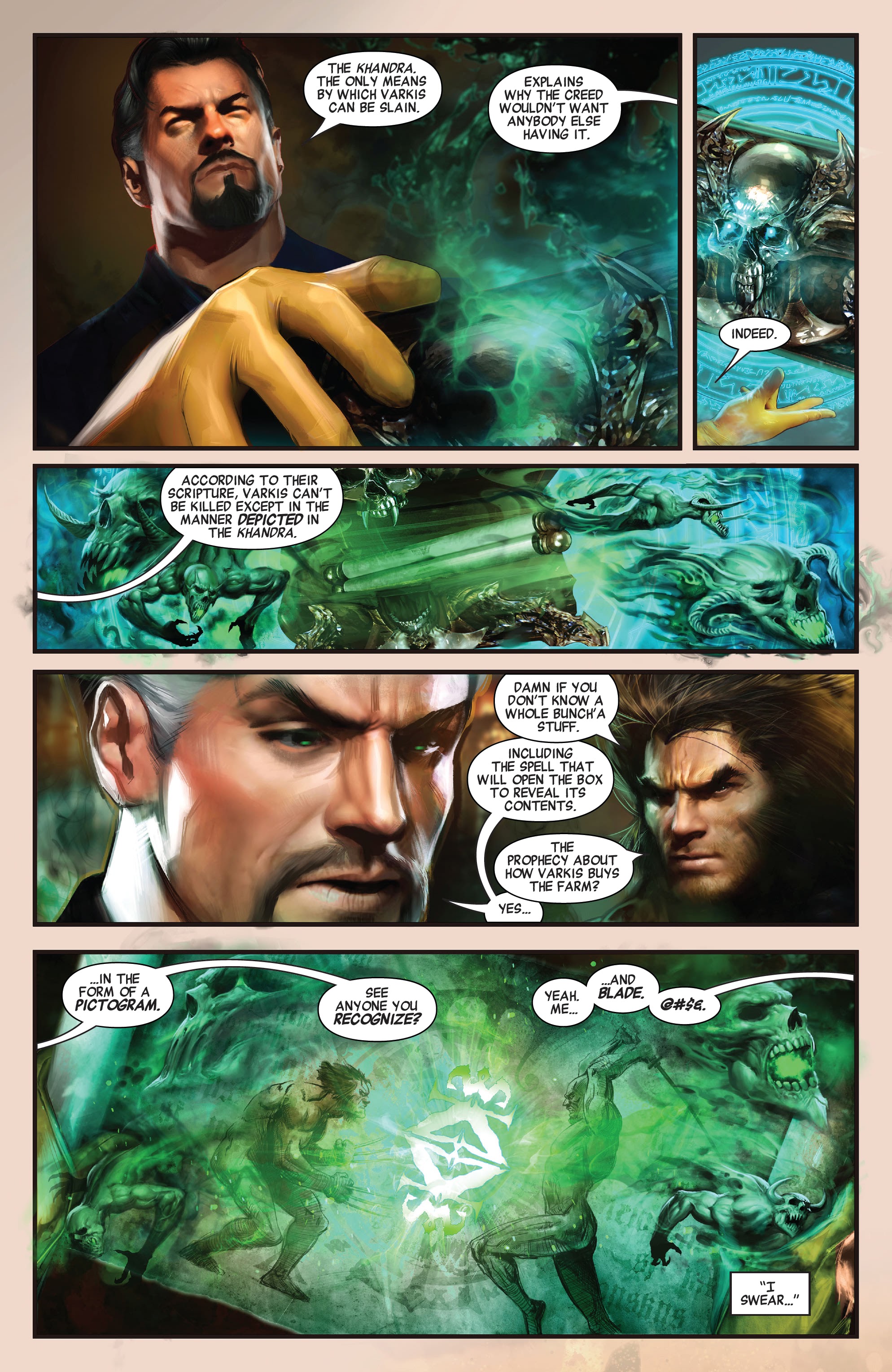 Read online Blade by Marc Guggenheim: The Complete Collection comic -  Issue # TPB (Part 3) - 100