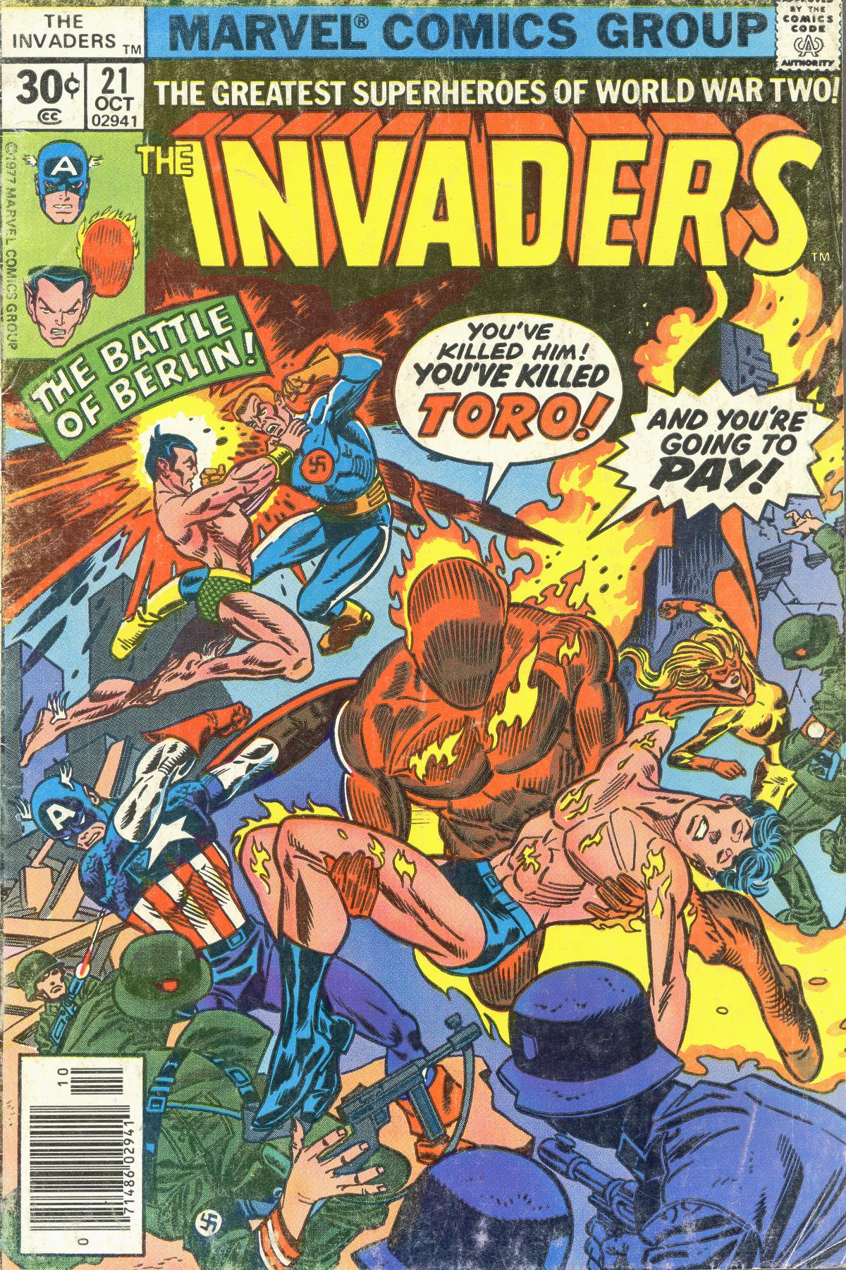Read online The Invaders (1975) comic -  Issue #21 - 1