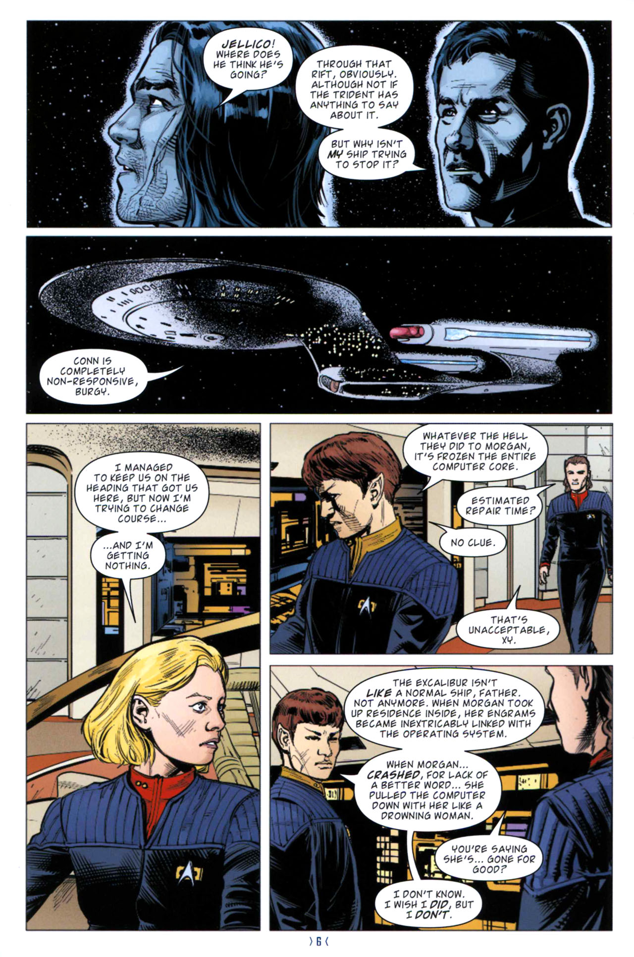 Read online Star Trek: New Frontier comic -  Issue #5 - 7