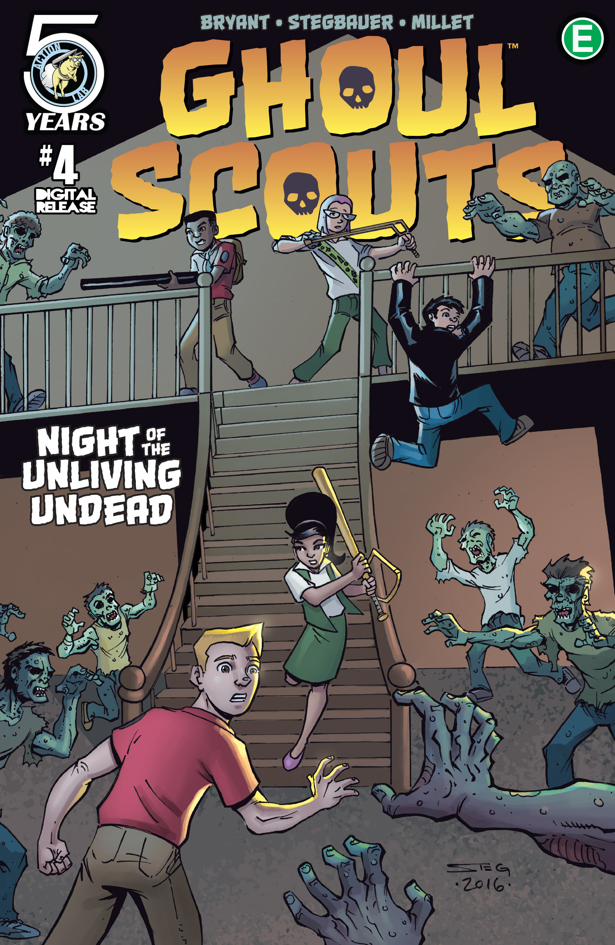 Read online Ghoul Scouts: Night of the Unliving Undead comic -  Issue #4 - 1